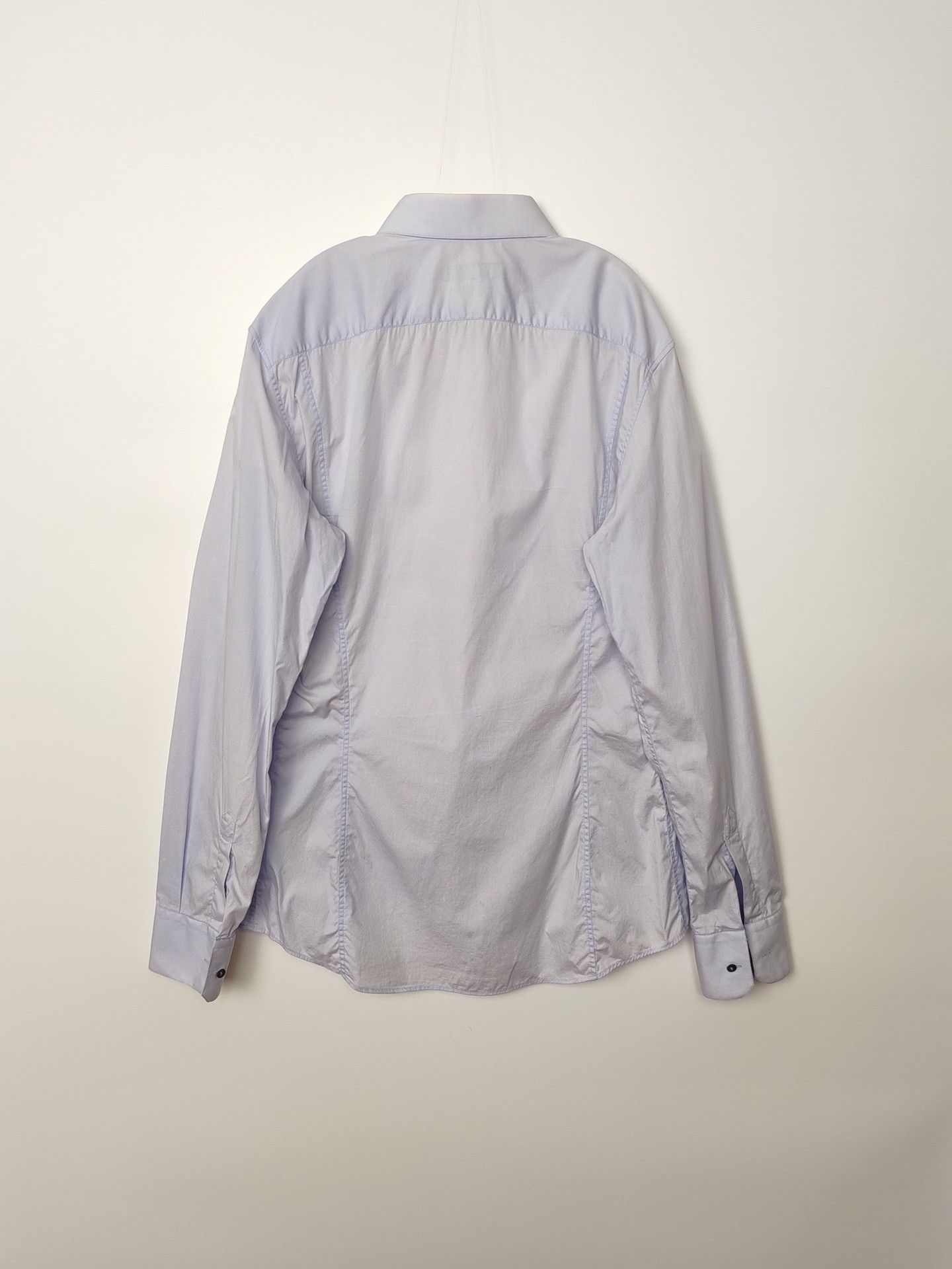 Dolce & Gabbana Dolce & Gabbana Blue Button Up Shirt Size L Size US L / EU 52-54 / 3 - 3 Thumbnail