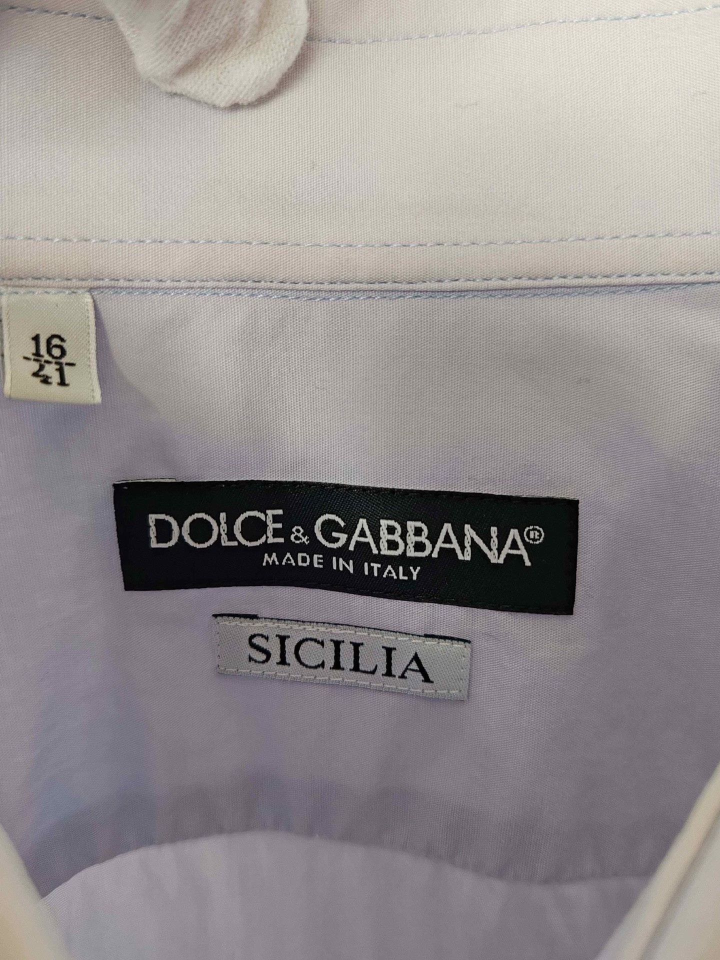 Dolce & Gabbana Dolce & Gabbana Blue Button Up Shirt Size L Size US L / EU 52-54 / 3 - 4 Thumbnail