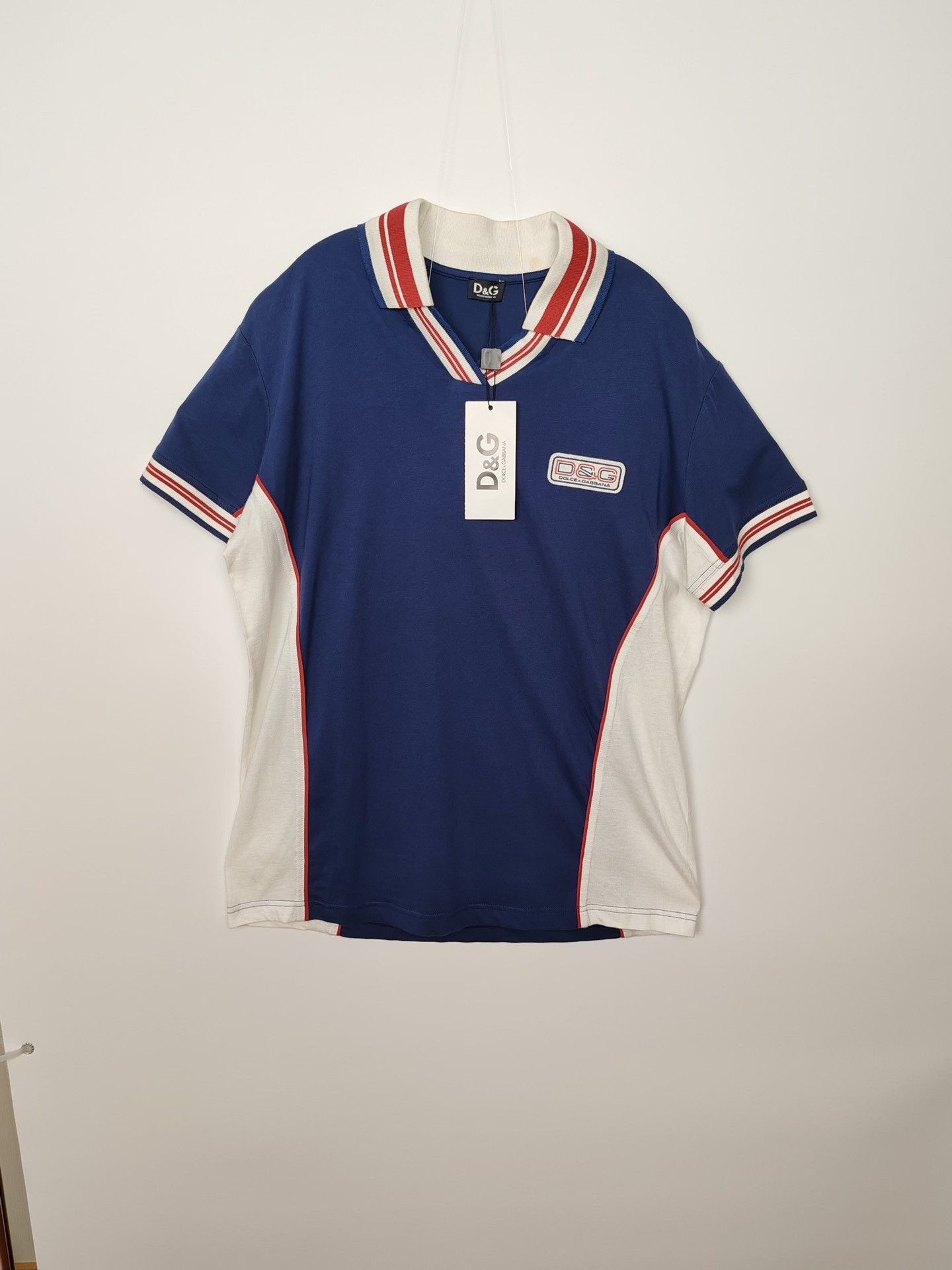 Dolce & Gabbana D&G Logo Patch Polo Shirt Size XXL Size US XXL / EU 58 / 5 - 2 Thumbnail