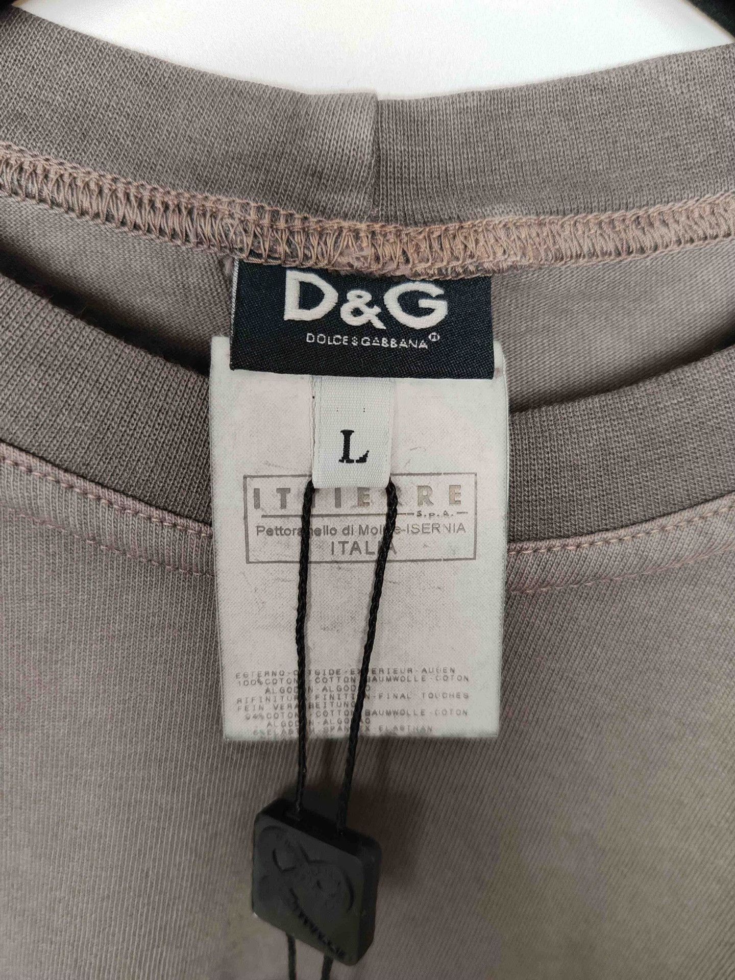 Dolce & Gabbana Dolce & Gabbana Denim Pocket Long Sleeve T-Shirt Size L Size US L / EU 52-54 / 3 - 4 Thumbnail