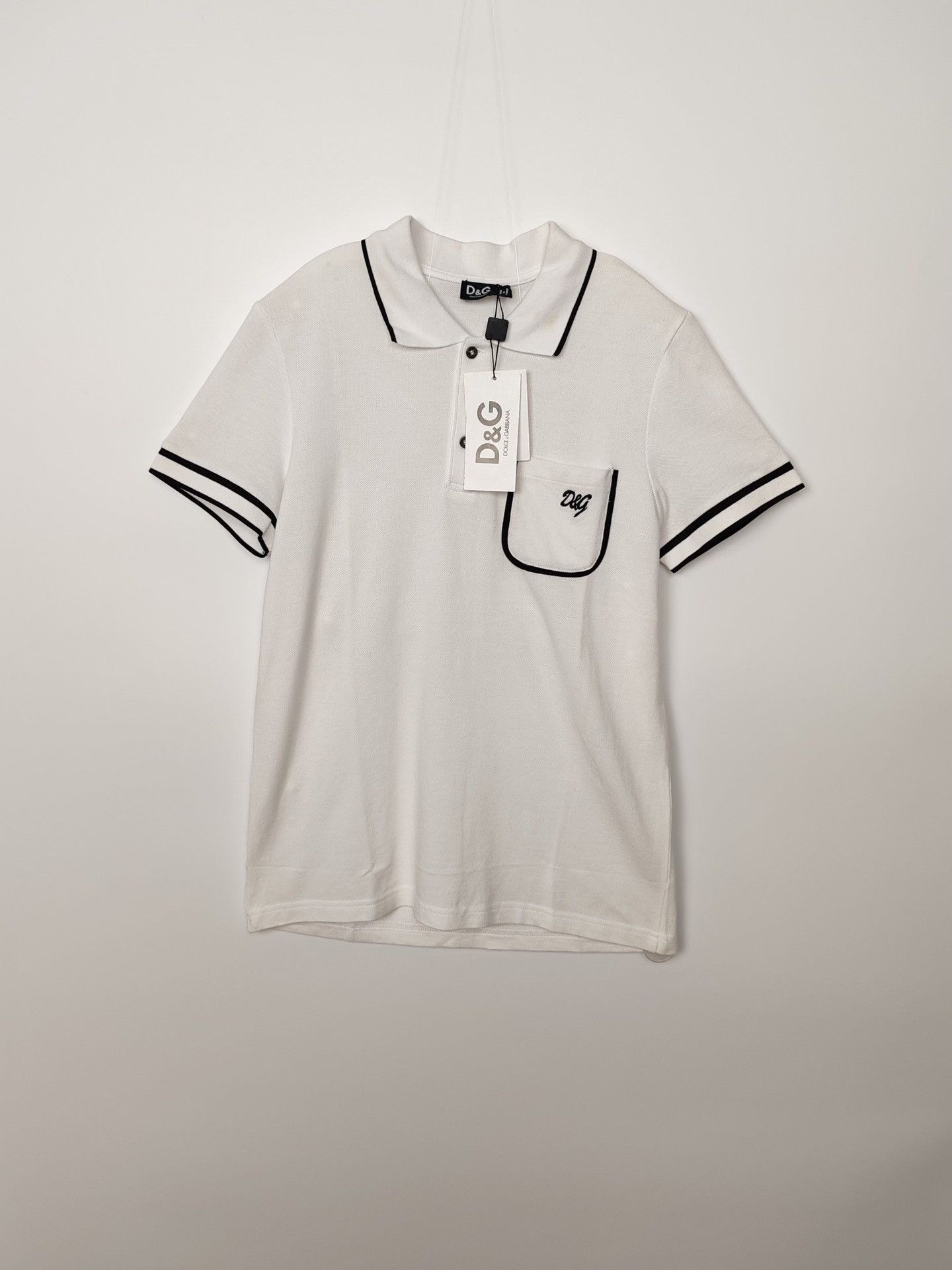 Dolce & Gabbana Dolce & Gabbana Embroidered Logo Polo Size L Size US L / EU 52-54 / 3 - 2 Thumbnail