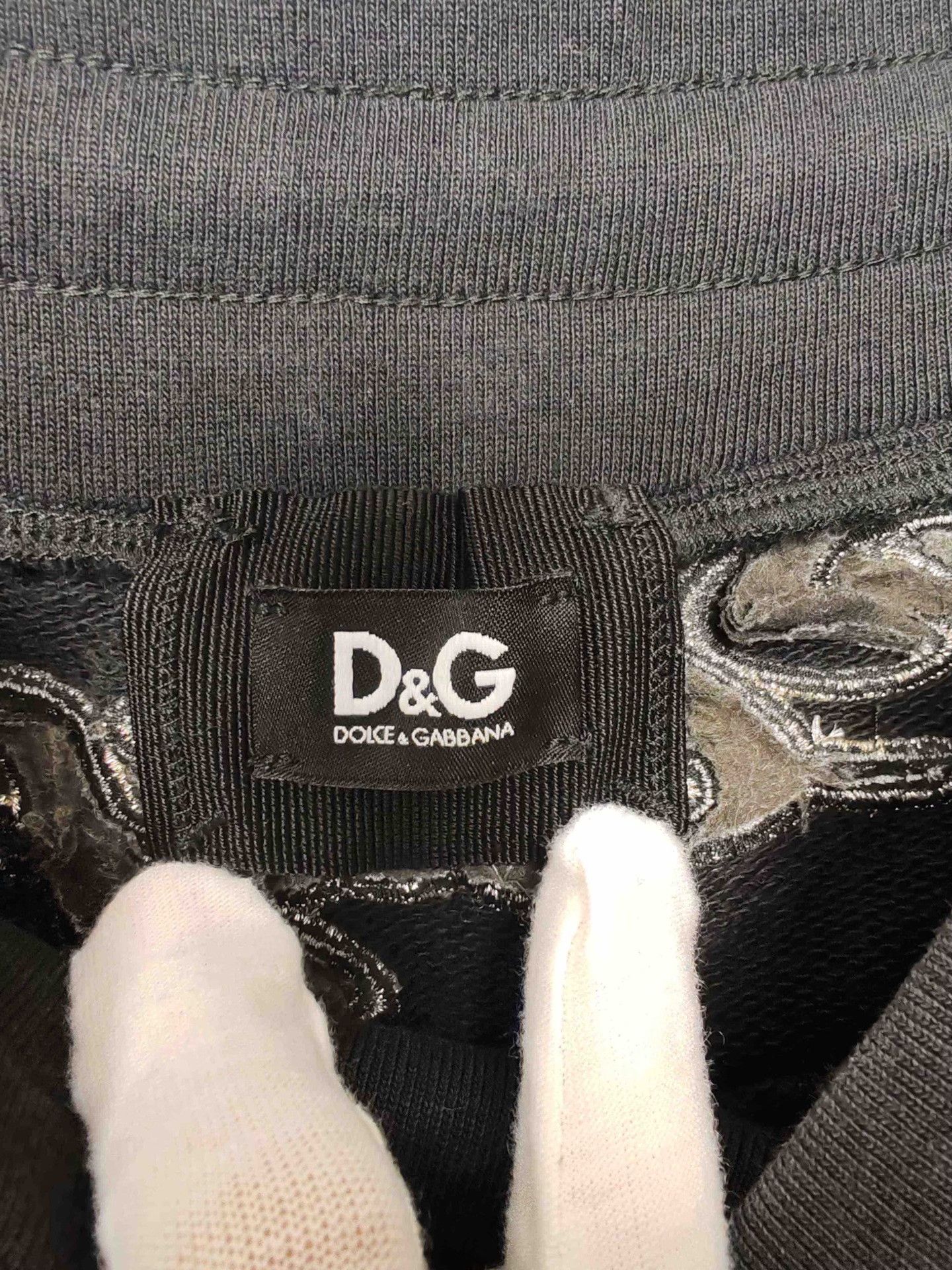 Dolce & Gabbana Dolce & Gabbana Player Embroidered Sweatpants Size 34 Size US 34 / EU 50 - 4 Thumbnail
