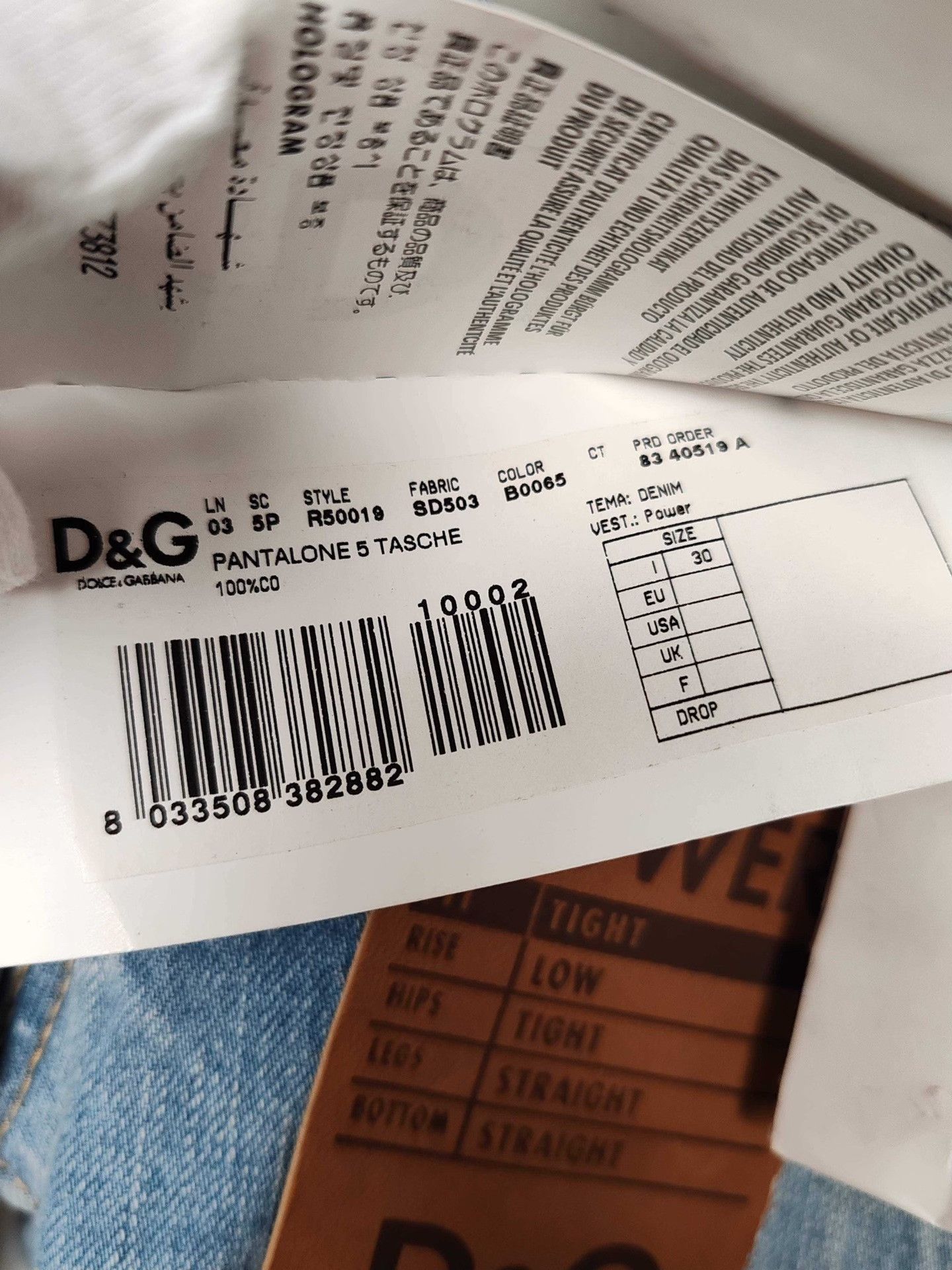 Dolce & Gabbana D&G Power Distressed Jeans Size 30 Size US 30 / EU 46 - 7 Thumbnail