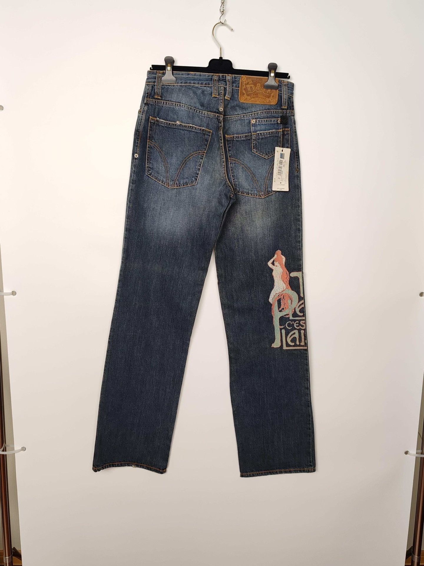 Dolce & Gabbana Dolce & Gabbana Graphic Jeans Size 30 Size US 30 / EU 46 - 3 Thumbnail