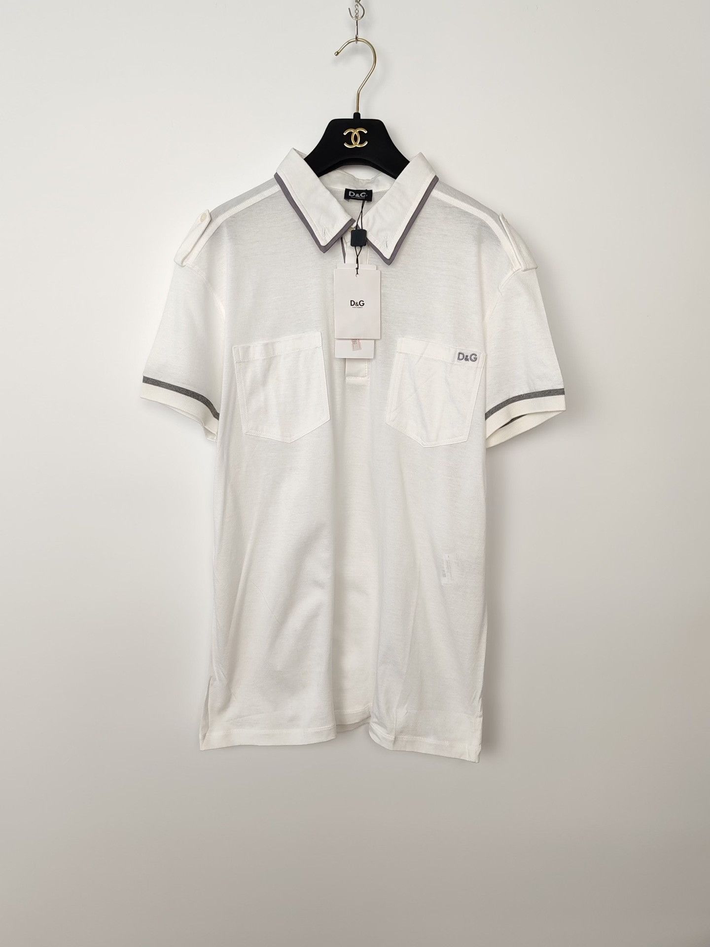 Dolce & Gabbana D&G Embroidered Logo Polo Shirt Size XL Size US XL / EU 56 / 4 - 2 Thumbnail