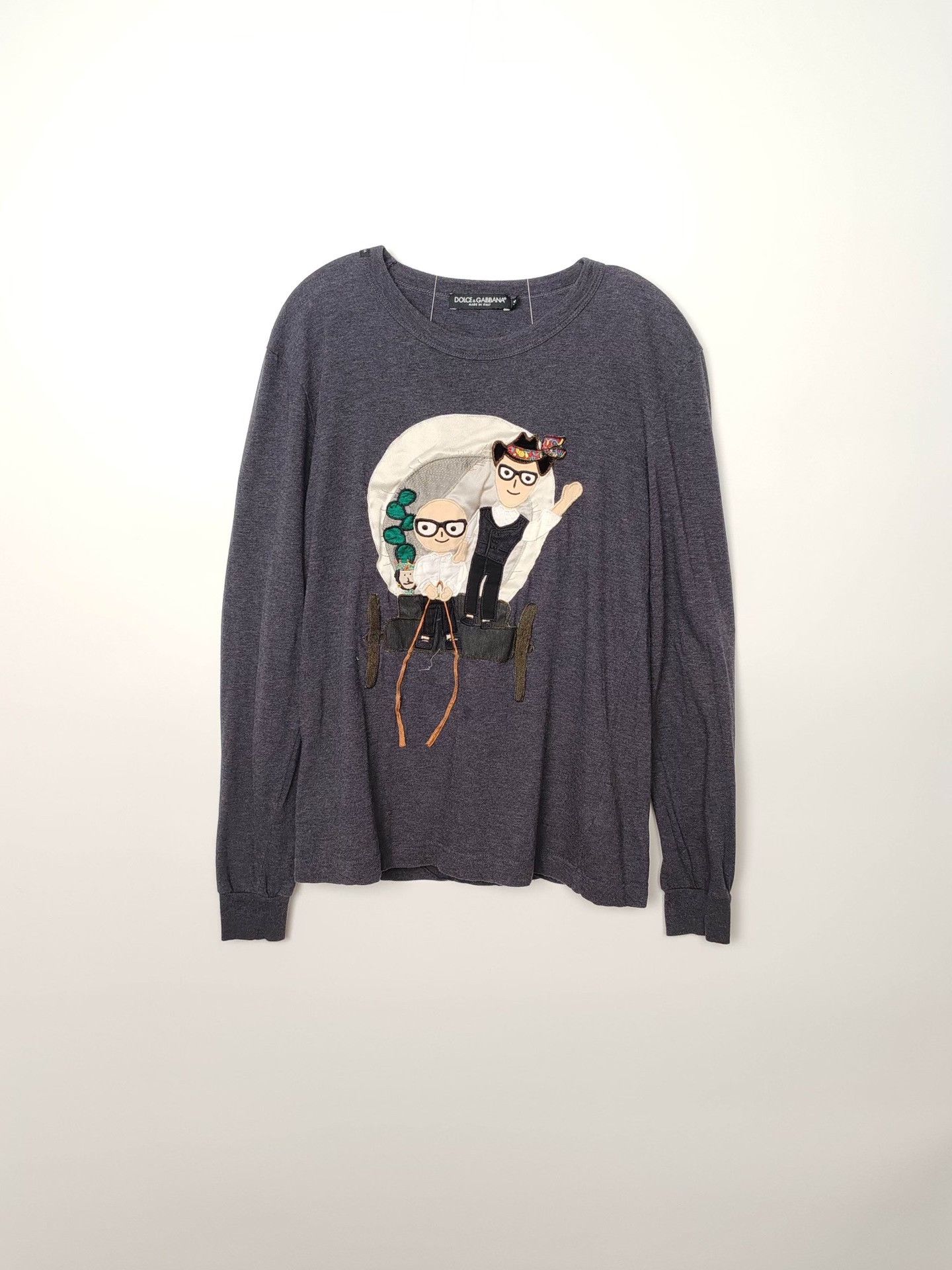 Dolce & Gabbana Dolce & Gabbana DGFamily Long Sleeve T-Shirt S Size US S / EU 44-46 / 1 - 2 Thumbnail