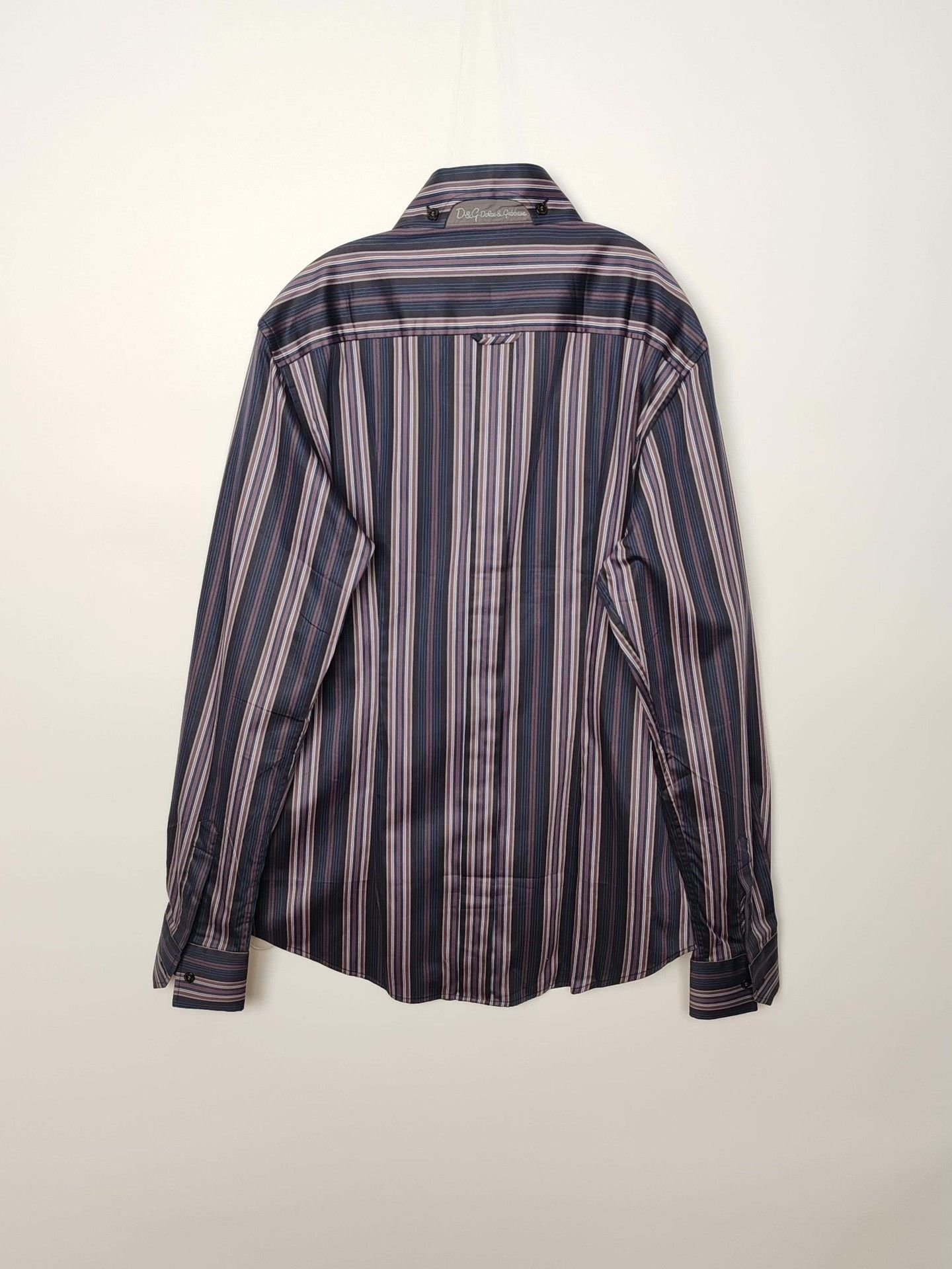 Dolce & Gabbana D&G Striped Button Up Shirt Size M Size US M / EU 48-50 / 2 - 3 Thumbnail