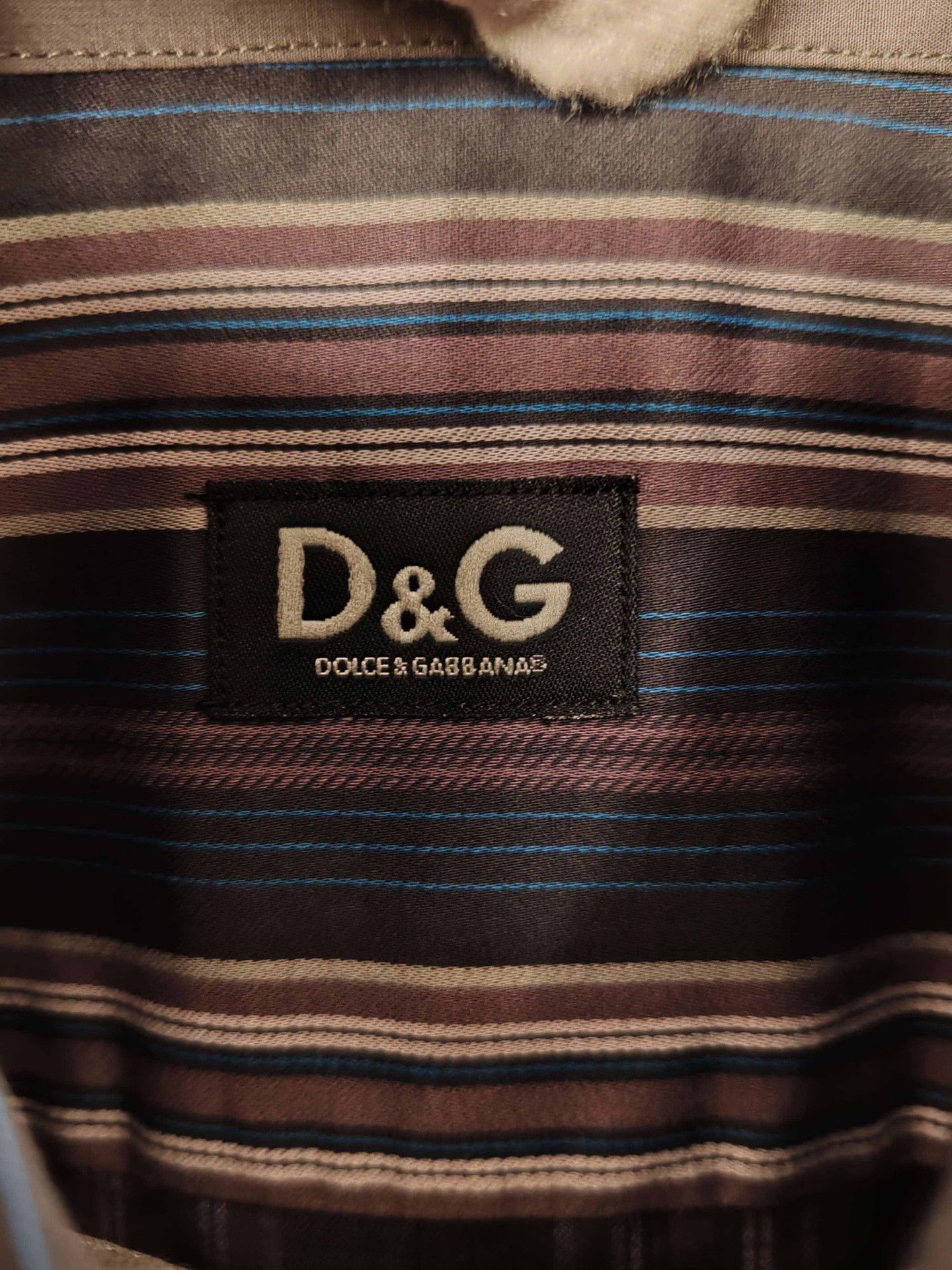 Dolce & Gabbana D&G Striped Button Up Shirt Size M Size US M / EU 48-50 / 2 - 4 Thumbnail