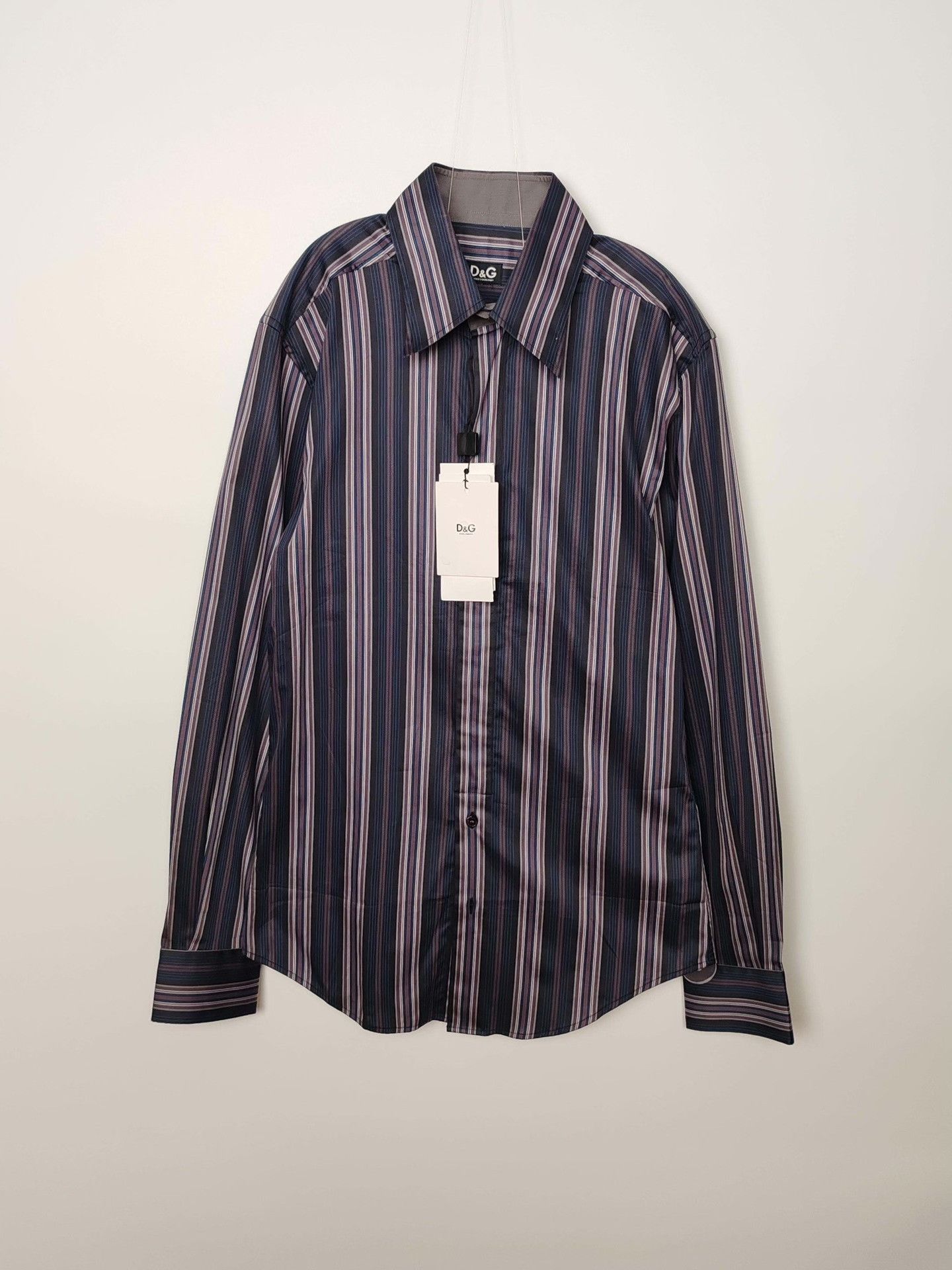 Dolce & Gabbana D&G Striped Button Up Shirt Size M Size US M / EU 48-50 / 2 - 2 Thumbnail