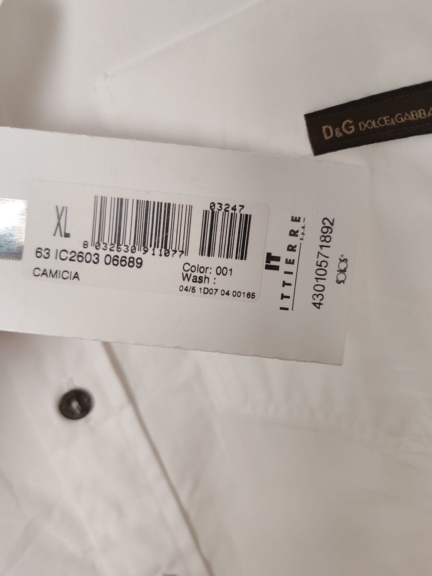 Dolce & Gabbana D&G Embroidered Shirt Size XL Size US XL / EU 56 / 4 - 5 Thumbnail