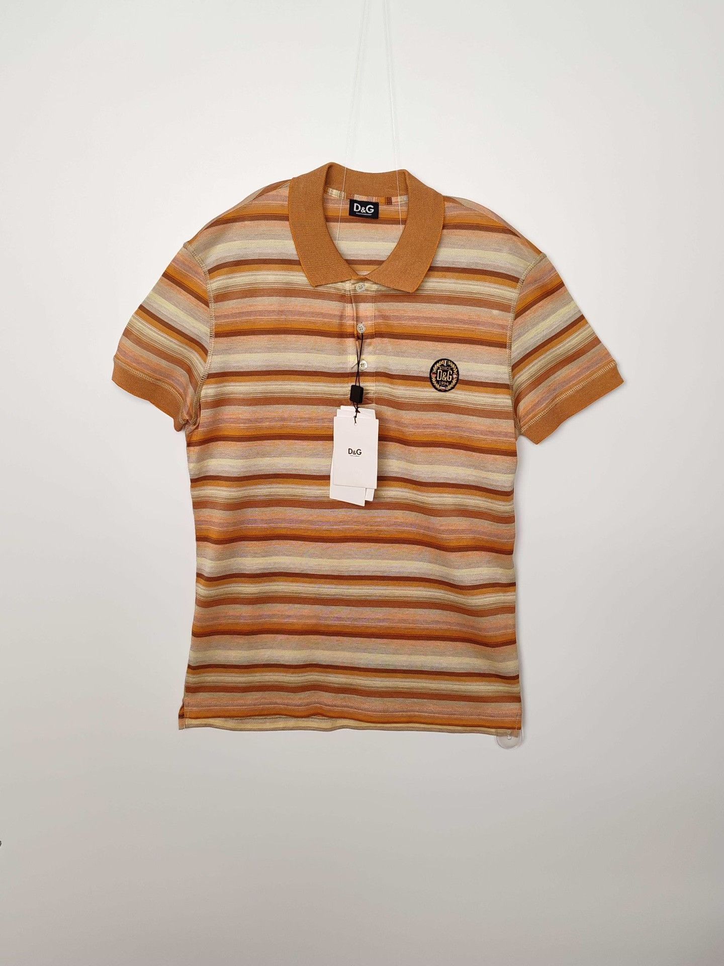 Dolce & Gabbana Dolce & Gabbana Striped Polo Size M Size US M / EU 48-50 / 2 - 2 Thumbnail