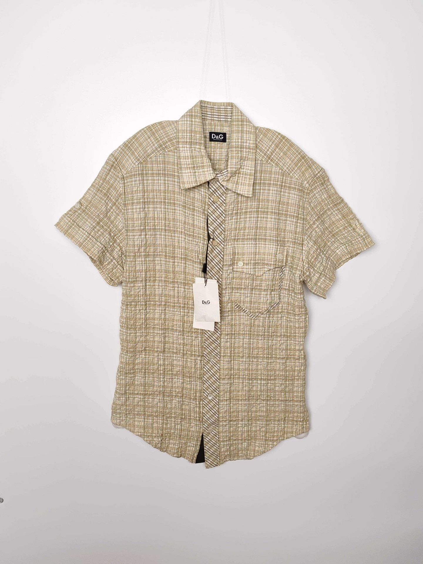 Dolce & Gabbana D&G Plaid Button Up Shirt Size 46 Size US S / EU 44-46 / 1 - 2 Thumbnail