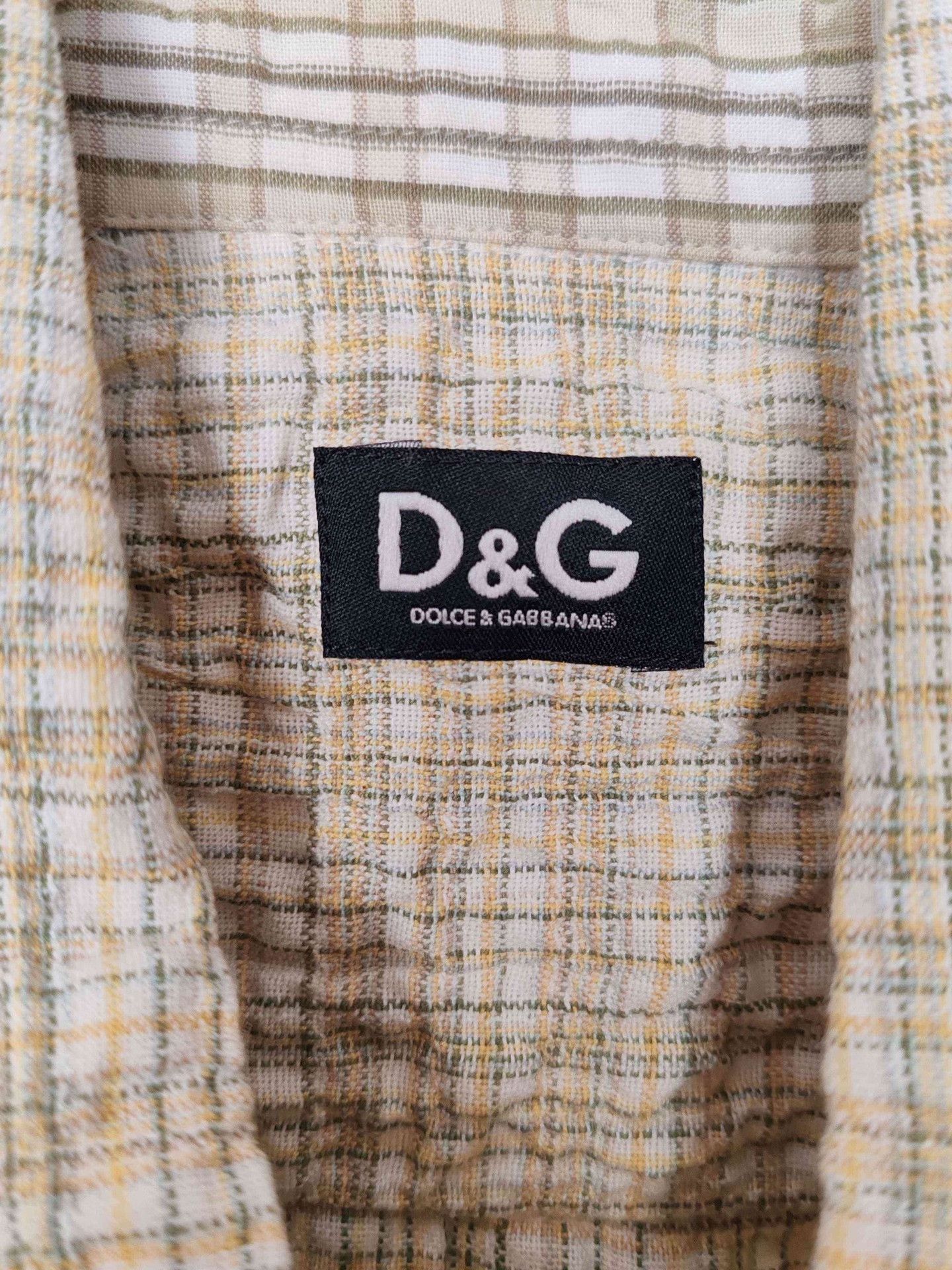 Dolce & Gabbana D&G Plaid Button Up Shirt Size 46 Size US S / EU 44-46 / 1 - 4 Thumbnail