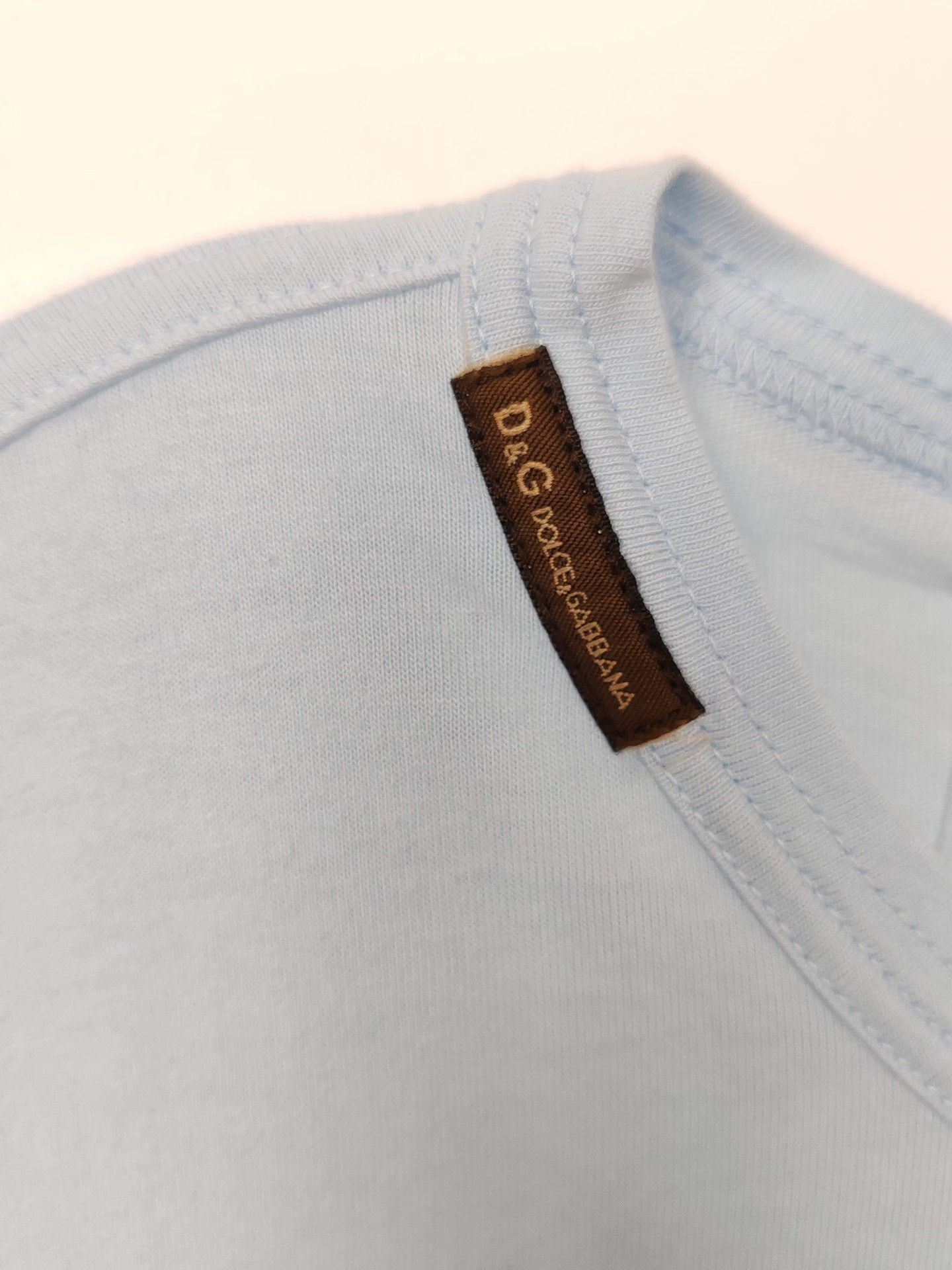Dolce & Gabbana Dolce & Gabbana Embroidered Logo T-Shirt Size L Size US L / EU 52-54 / 3 - 6 Thumbnail