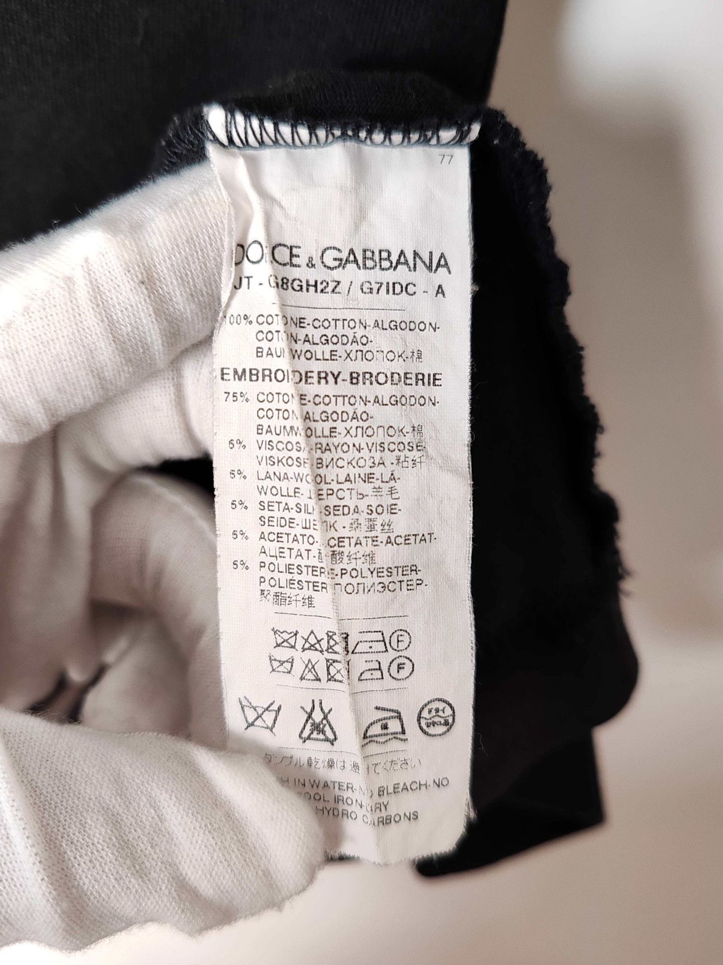 Dolce & Gabbana Dolce & Gabbana Cowboy Patch T-Shirt Size L Size US L / EU 52-54 / 3 - 7 Thumbnail