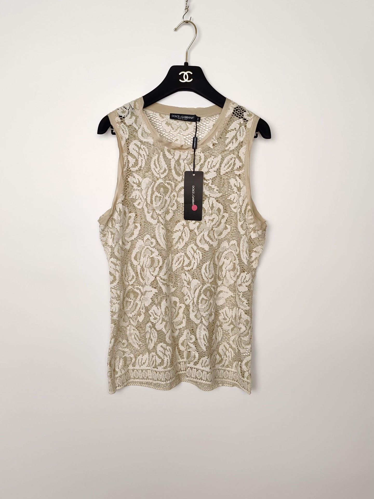 Dolce & Gabbana Dolce & Gabbana Lace Tank Top Size 44 Size M / US 6-8 / IT 42-44 - 2 Thumbnail