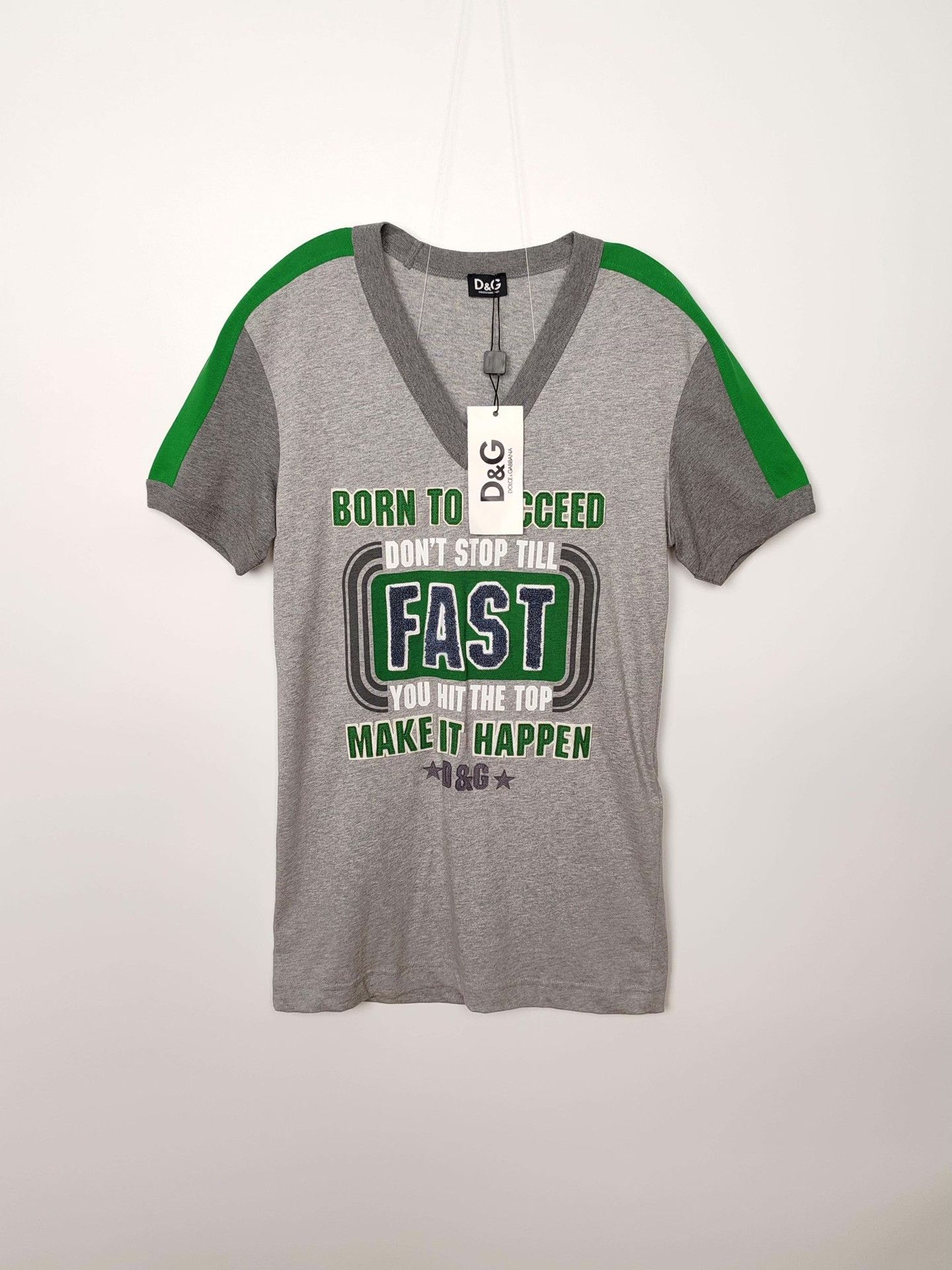 Dolce & Gabbana D&G Born to Succeed Logo T-Shirt Size S Size US S / EU 44-46 / 1 - 2 Thumbnail