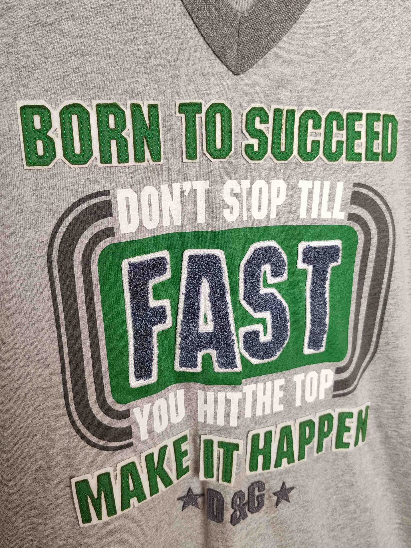 Dolce & Gabbana D&G Born to Succeed Logo T-Shirt Size S Size US S / EU 44-46 / 1 - 6 Thumbnail