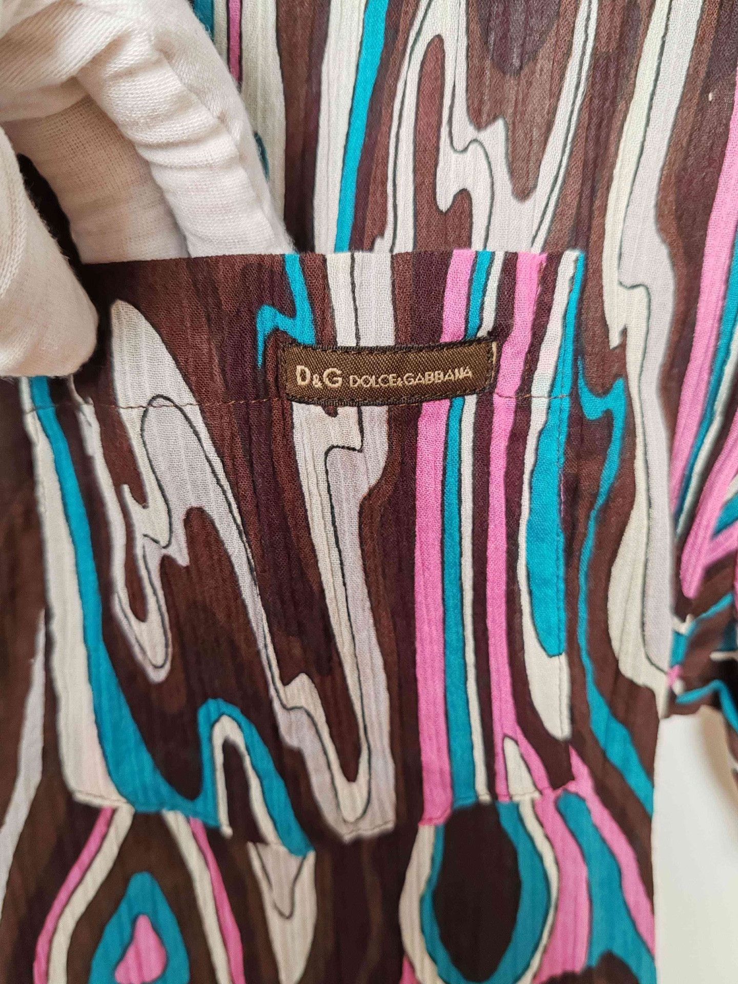 Dolce & Gabbana Dolce & Gabbana Abstract Print Shirt Size M Size US M / EU 48-50 / 2 - 6 Thumbnail