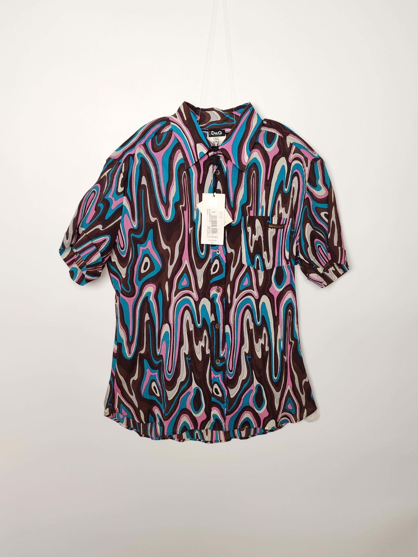 Dolce & Gabbana Dolce & Gabbana Abstract Print Shirt Size M Size US M / EU 48-50 / 2 - 2 Thumbnail