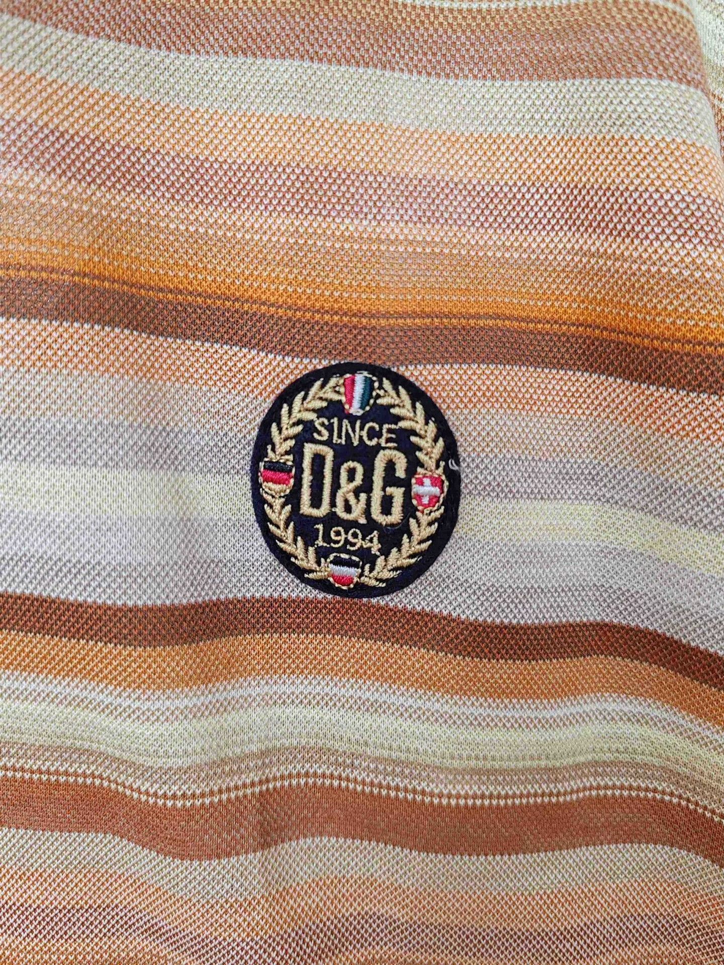 Dolce & Gabbana D&G Striped Polo Size XXL Size US XXL / EU 58 / 5 - 6 Thumbnail