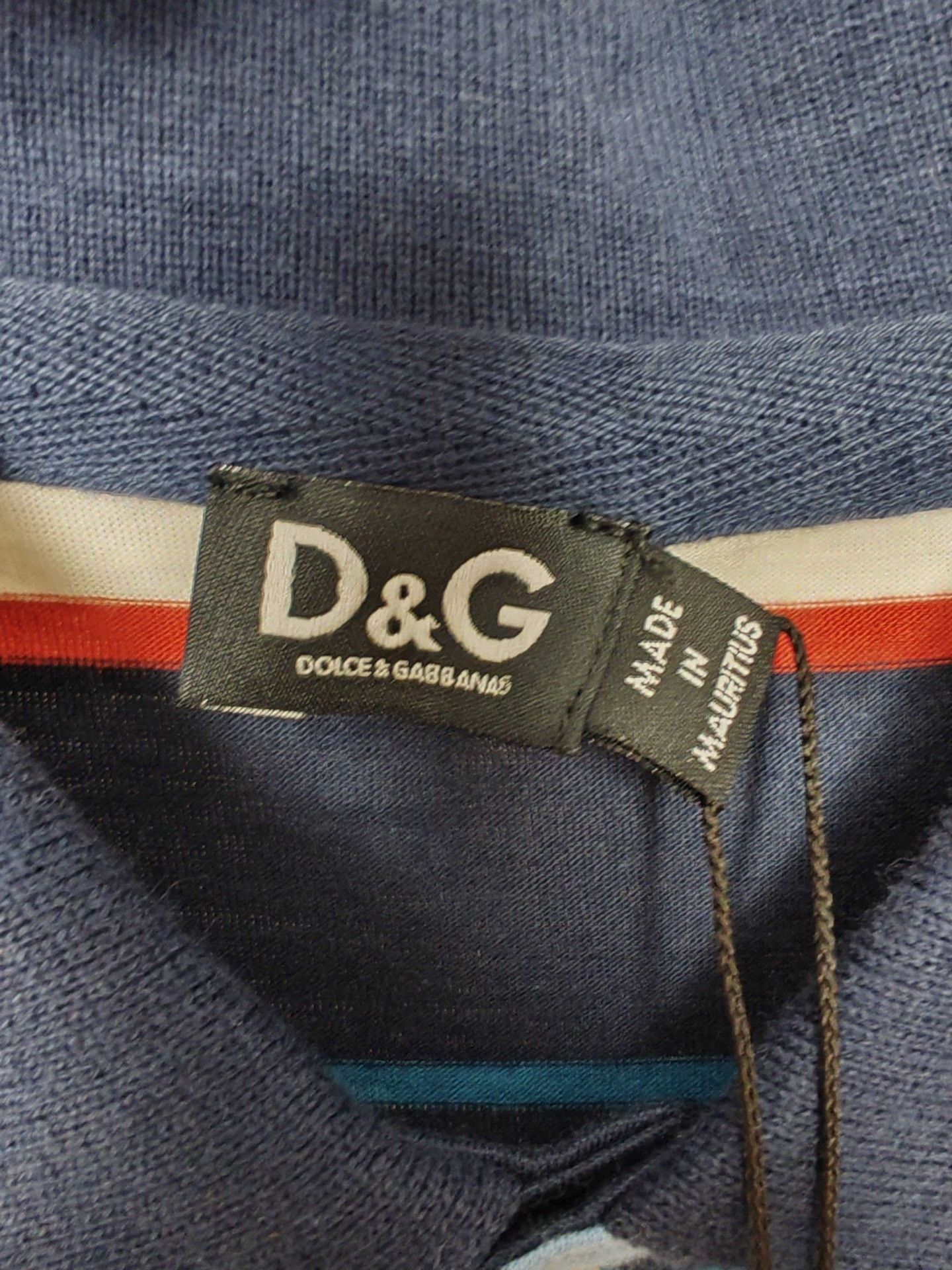 Dolce & Gabbana D&G Striped Polo Shirt Size XL Size US XL / EU 56 / 4 - 4 Thumbnail