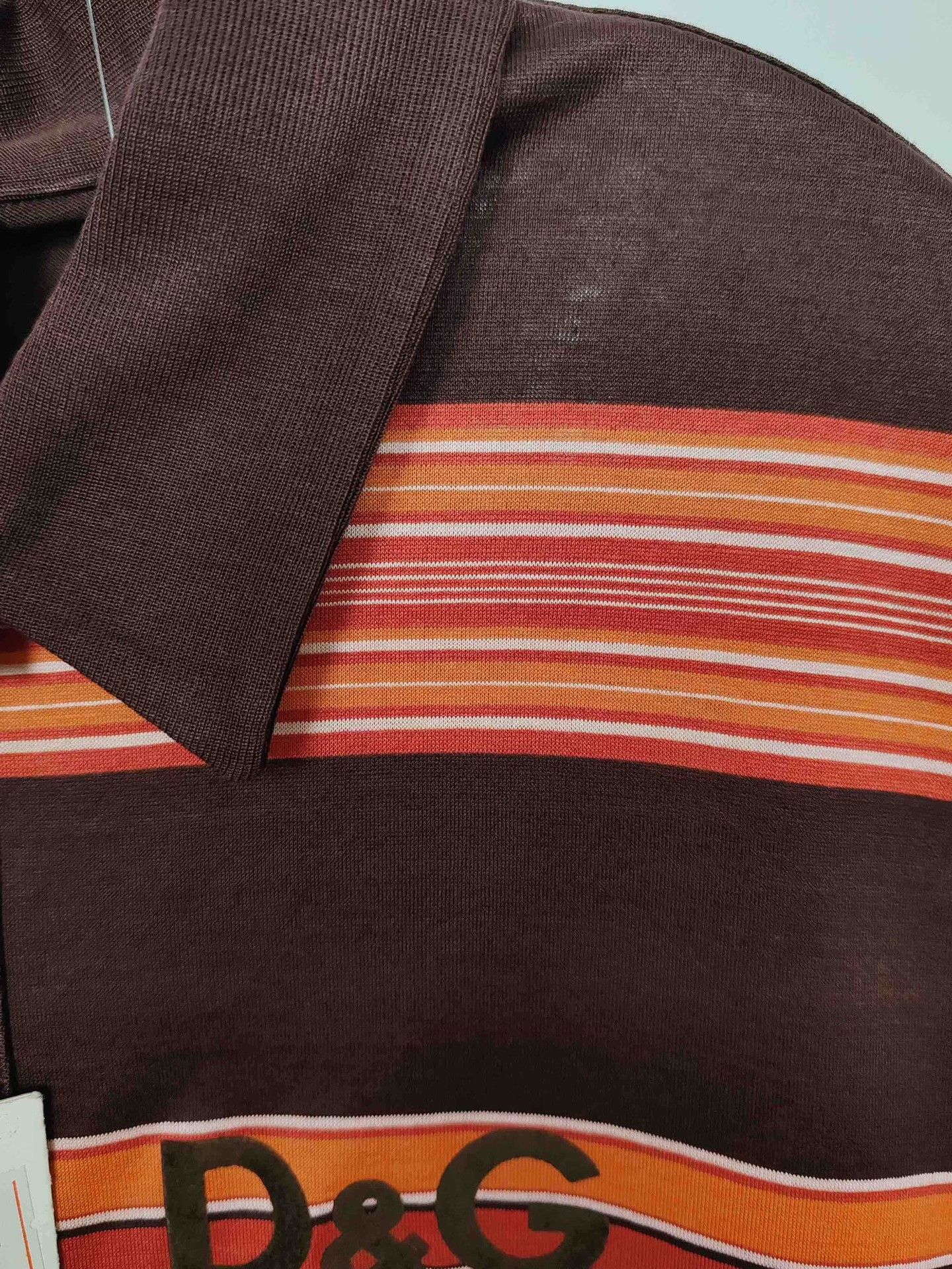 Dolce & Gabbana D&G Striped Polo Shirt Size S Size US S / EU 44-46 / 1 - 7 Thumbnail