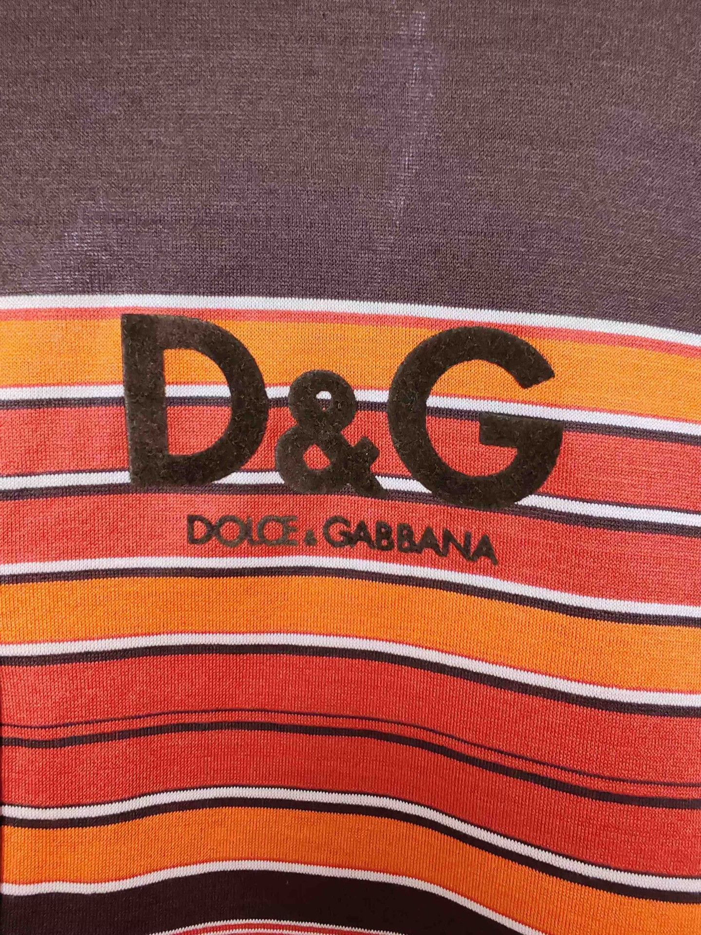 Dolce & Gabbana D&G Striped Polo Shirt Size S Size US S / EU 44-46 / 1 - 6 Thumbnail