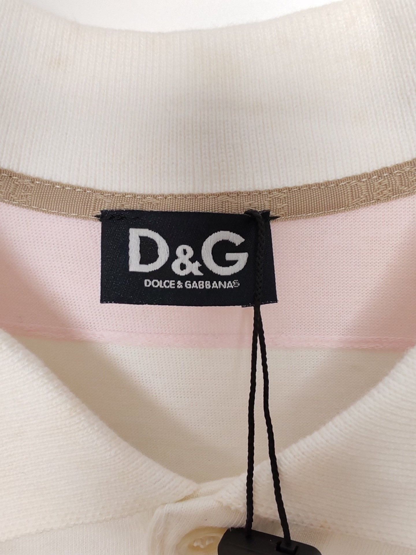 Dolce & Gabbana D&G Striped Embroidered Polo Shirt Size L Size US L / EU 52-54 / 3 - 4 Thumbnail