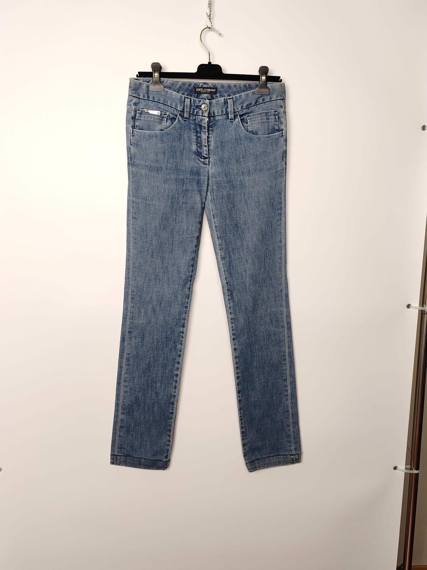 Dolce & Gabbana Dolce & Gabbana Washed Denim Jeans Size 40 Size 27" / US 4 / IT 40 - 2 Thumbnail