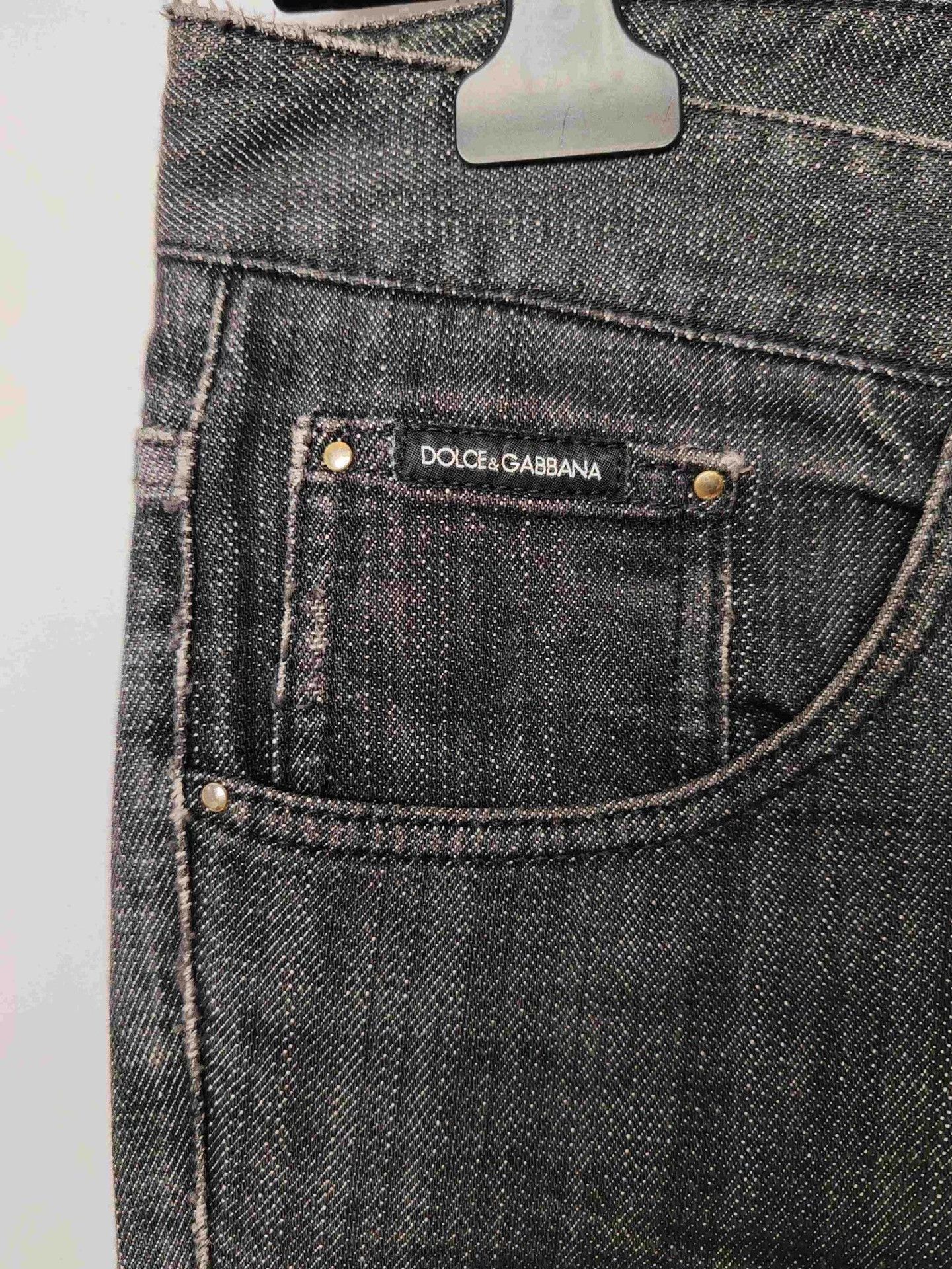 Dolce & Gabbana Dolce & Gabbana Metal Logo Plaque Jeans Size 42 Size 28" / US 6 / IT 42 - 5 Thumbnail