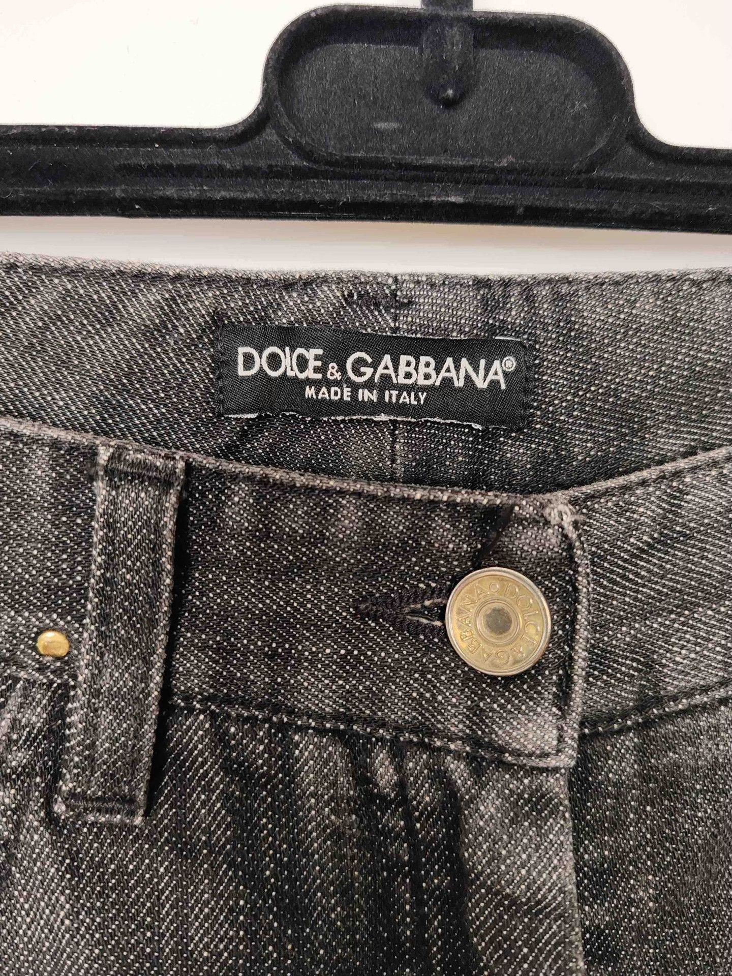 Dolce & Gabbana Dolce & Gabbana Metal Logo Plaque Jeans Size 42 Size 28" / US 6 / IT 42 - 4 Thumbnail