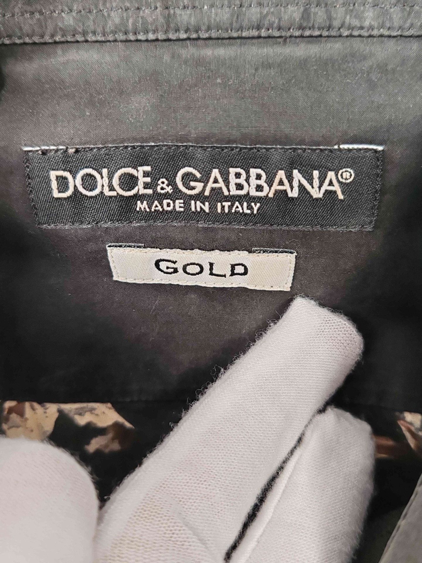 Dolce & Gabbana Dolce & Gabbana Crown Eagle Print Shirt Size M Size US M / EU 48-50 / 2 - 4 Thumbnail