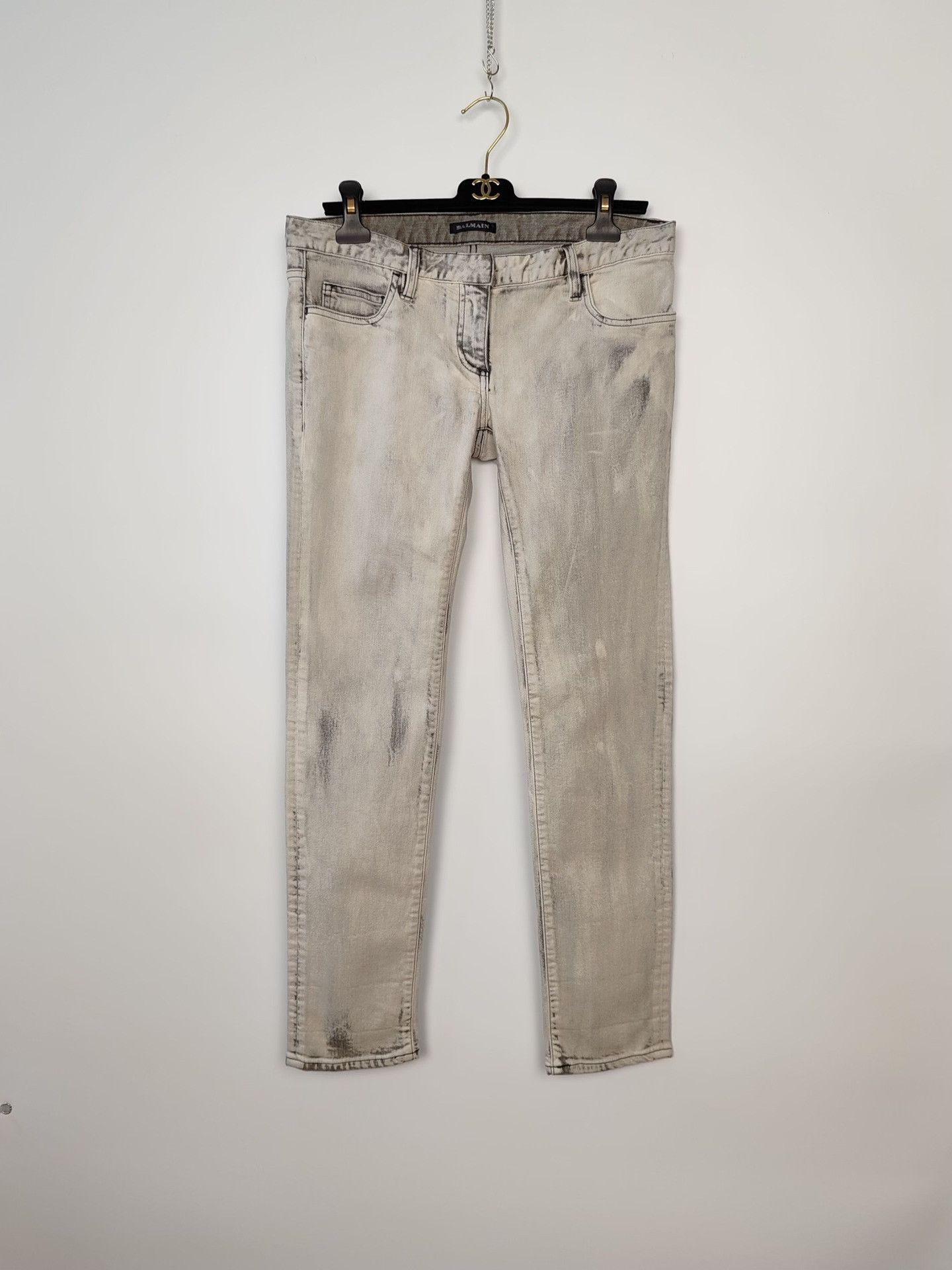 Balmain Balmain Bleached Denim Jeans Size 32 Size US 32 / EU 48 - 2 Thumbnail