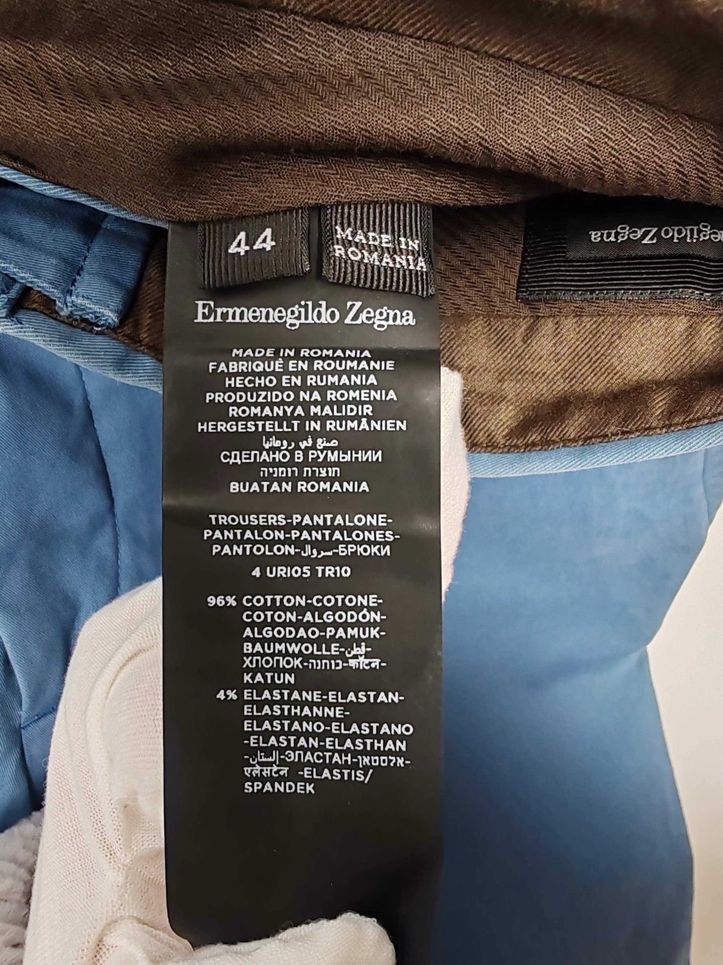 Ermenegildo Zegna Ermenegildo Zegna Cotton Blend Casual Pants Size 28 Size US 28 / EU 44 - 8 Thumbnail