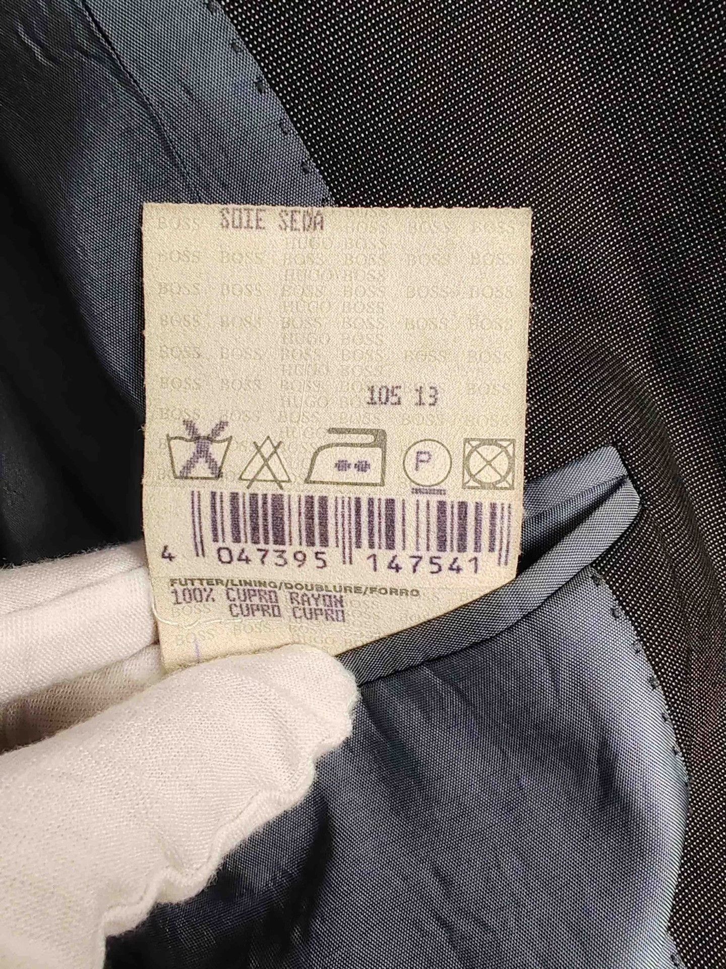 Hugo Boss Boss Silk-Wool Blazer Size L Size 40R - 9 Thumbnail