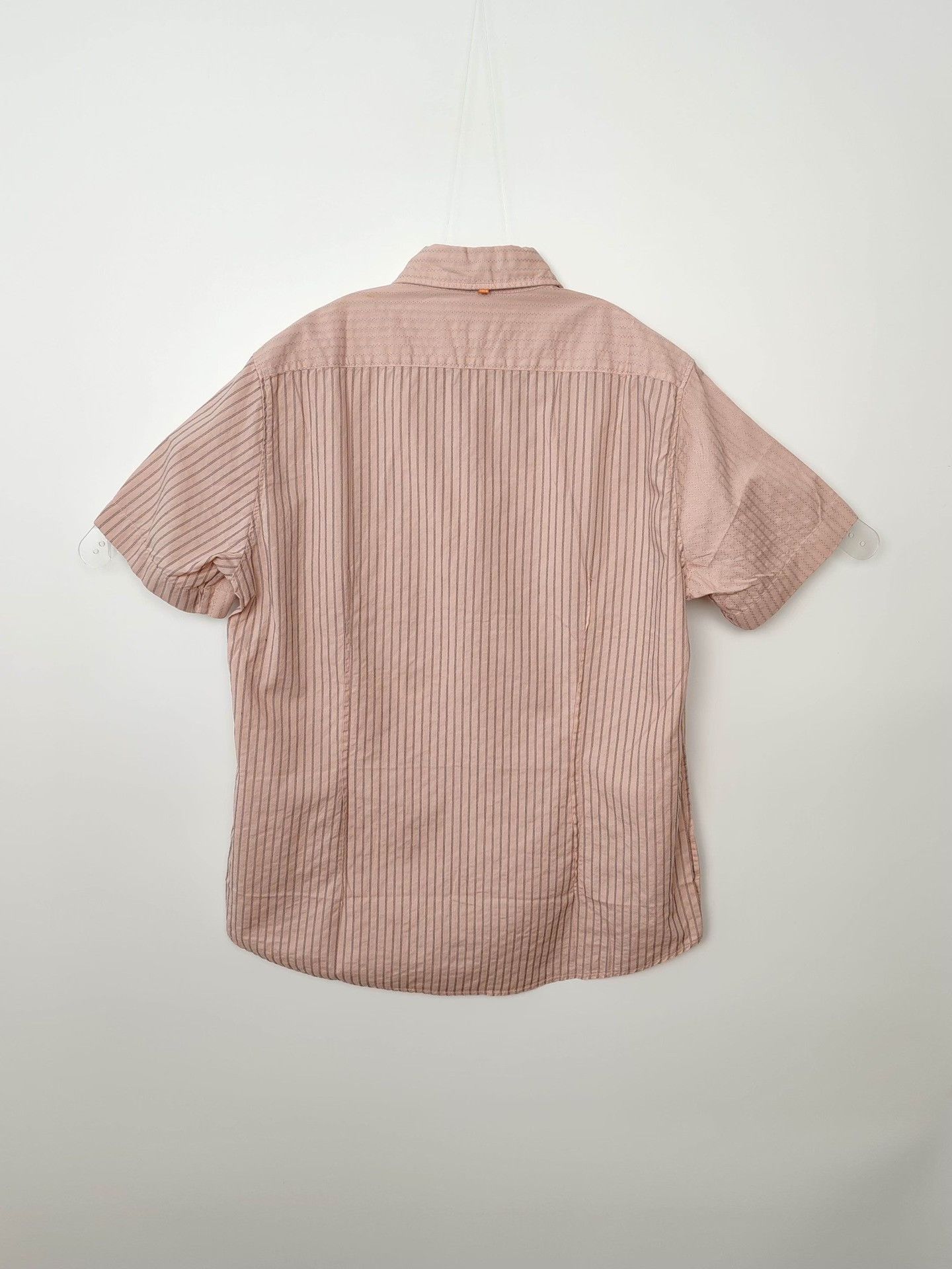 Hugo Boss BOSS Striped Short Sleeve Shirt Size L Size US L / EU 52-54 / 3 - 3 Thumbnail