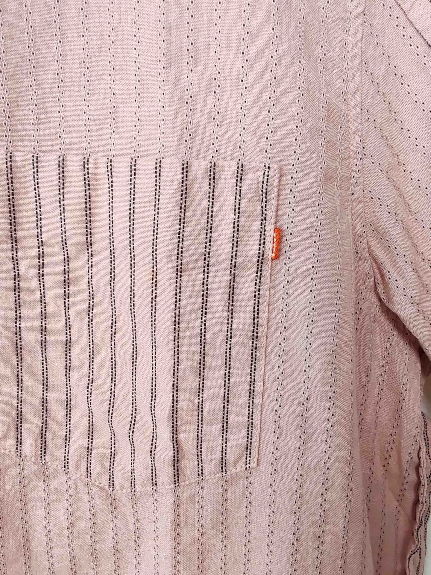 Hugo Boss BOSS Striped Short Sleeve Shirt Size L Size US L / EU 52-54 / 3 - 7 Thumbnail