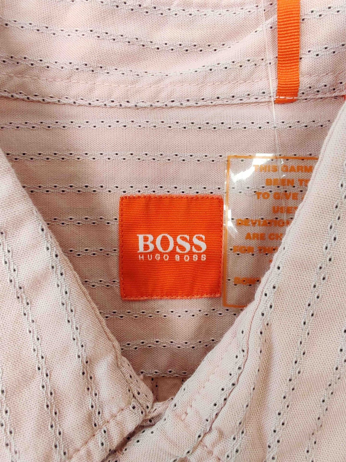 Hugo Boss BOSS Striped Short Sleeve Shirt Size L Size US L / EU 52-54 / 3 - 4 Thumbnail
