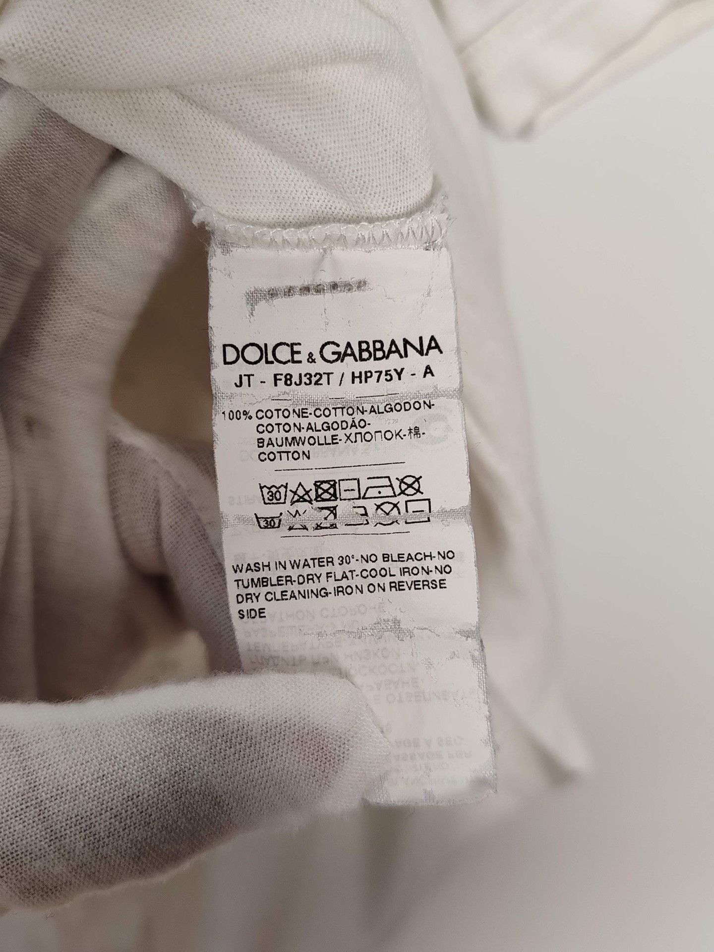 Dolce & Gabbana Dolce & Gabbana Logo Print T-Shirt Size 38 Size XS / US 0-2 / IT 36-38 - 6 Thumbnail