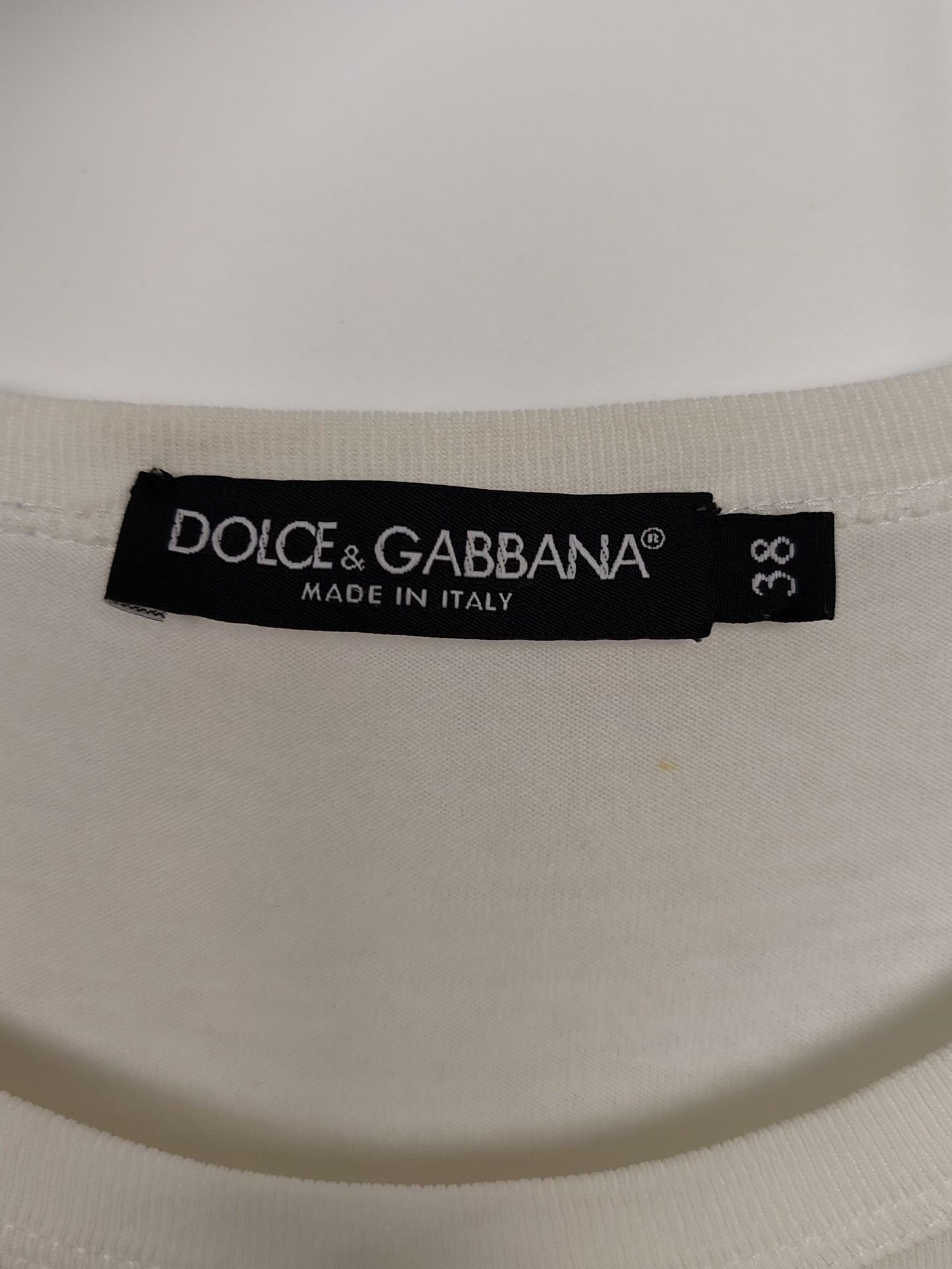 Dolce & Gabbana Dolce & Gabbana Logo Print T-Shirt Size 38 Size XS / US 0-2 / IT 36-38 - 4 Thumbnail