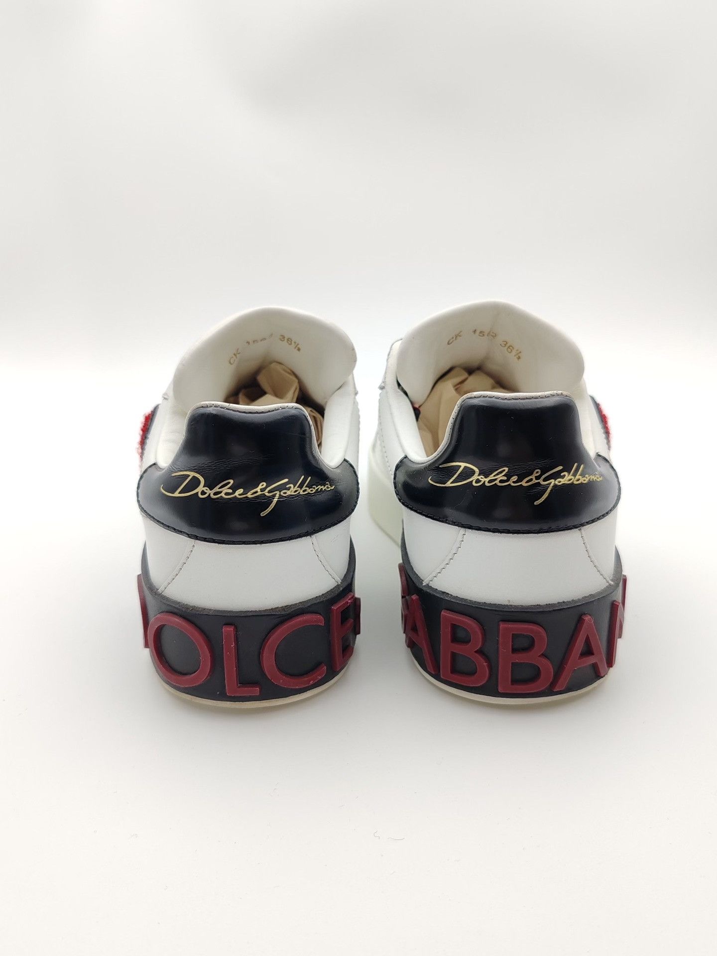 Dolce & Gabbana Dolce & Gabbana Heart Low-Top Sneakers Size 36.5 Size US 6.5 / IT 36.5 - 5 Thumbnail