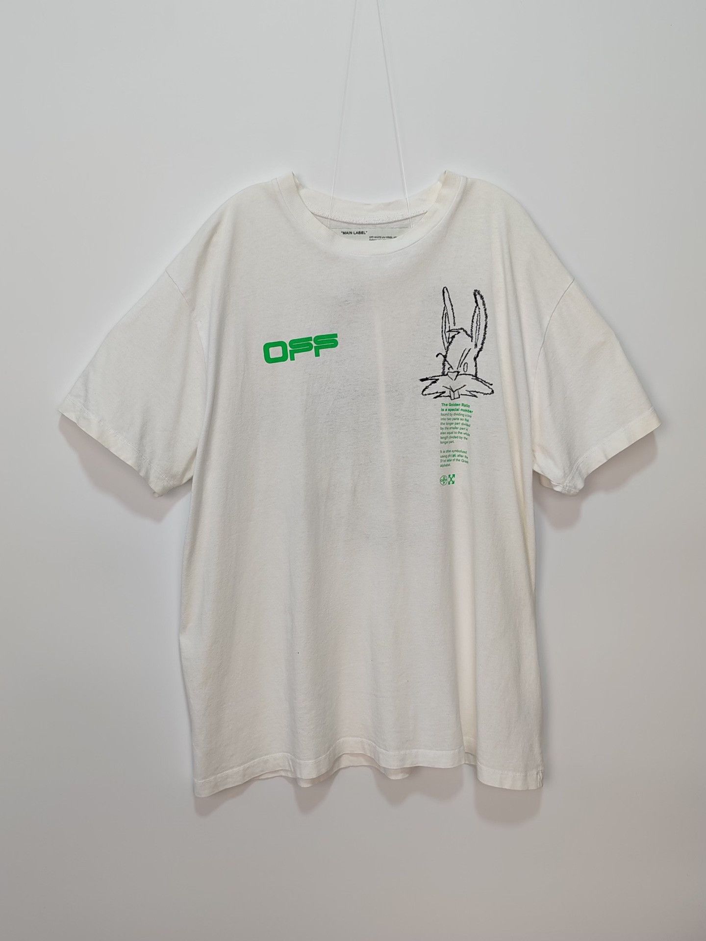 Off-White Off-White Rabbit Print T-Shirt XS Size US XS / EU 42 / 0 - 2 Thumbnail