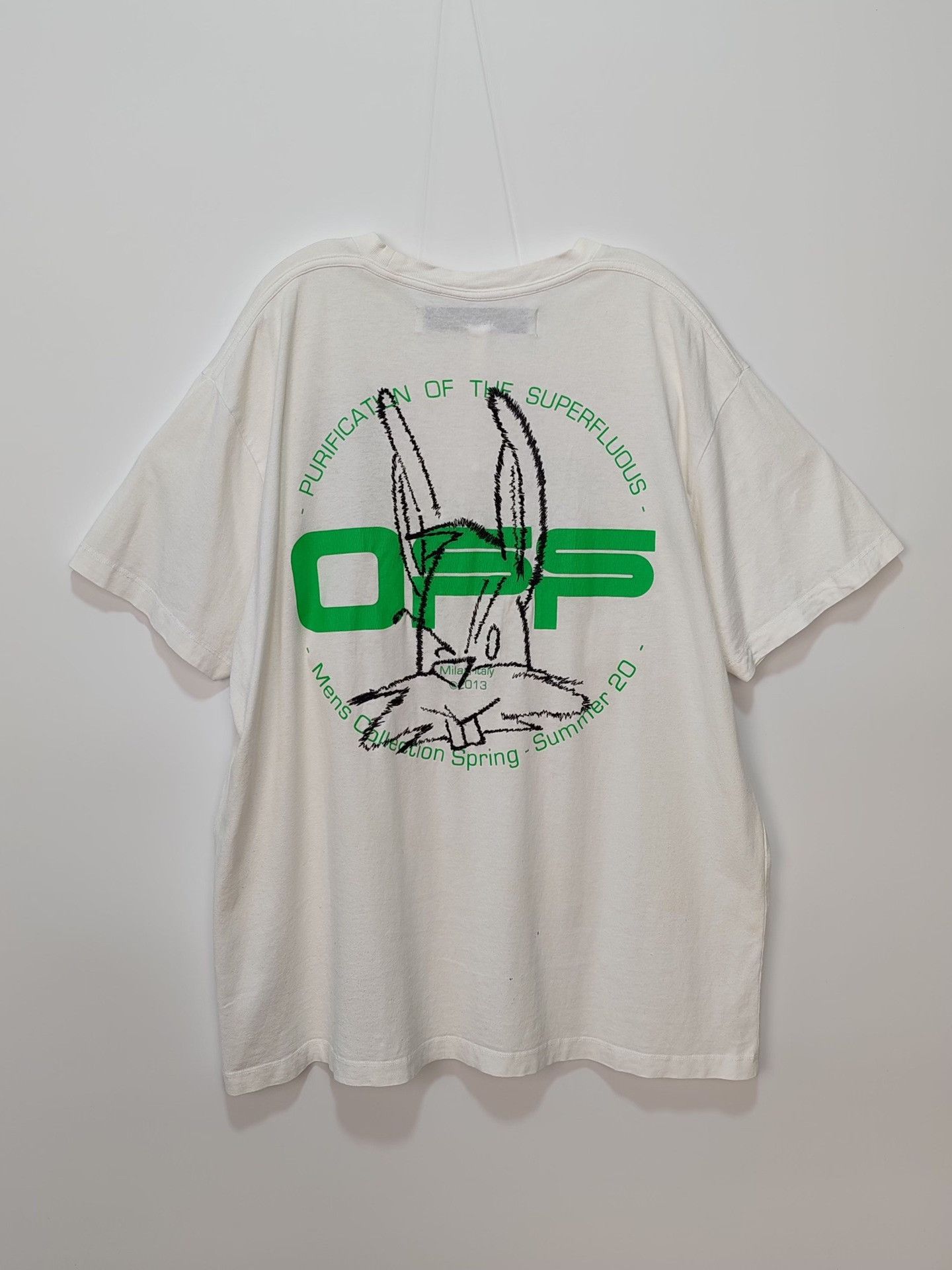 Off-White Off-White Rabbit Print T-Shirt XS Size US XS / EU 42 / 0 - 3 Thumbnail