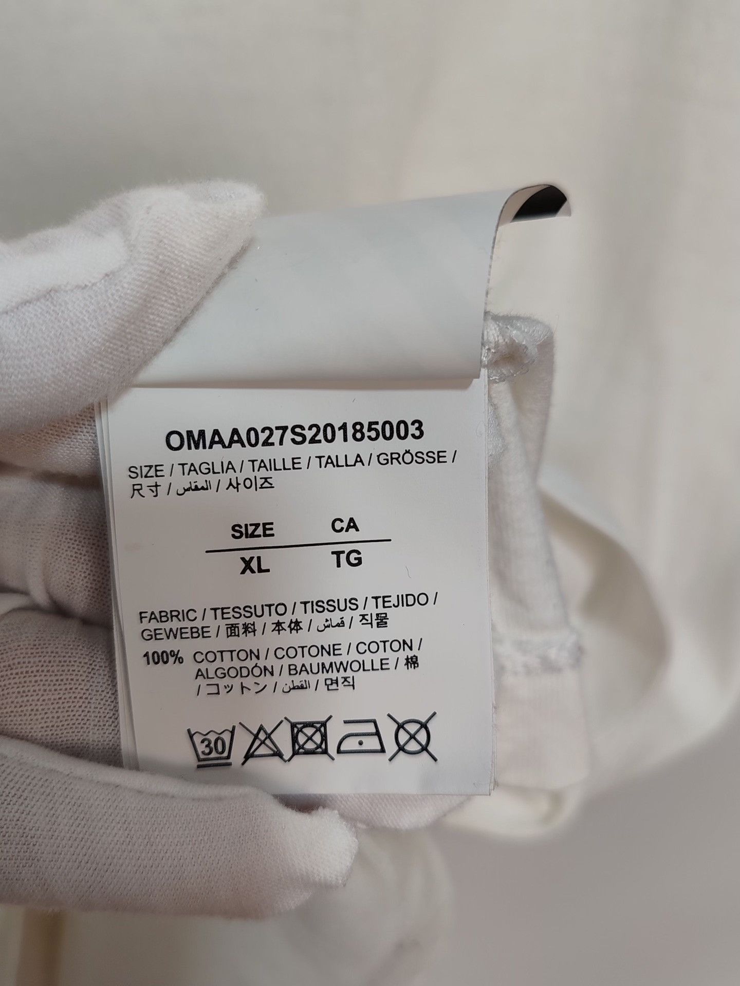 Off-White Off-White Cabin Baggage Graphic T-Shirt Size XL Size US XL / EU 56 / 4 - 7 Thumbnail