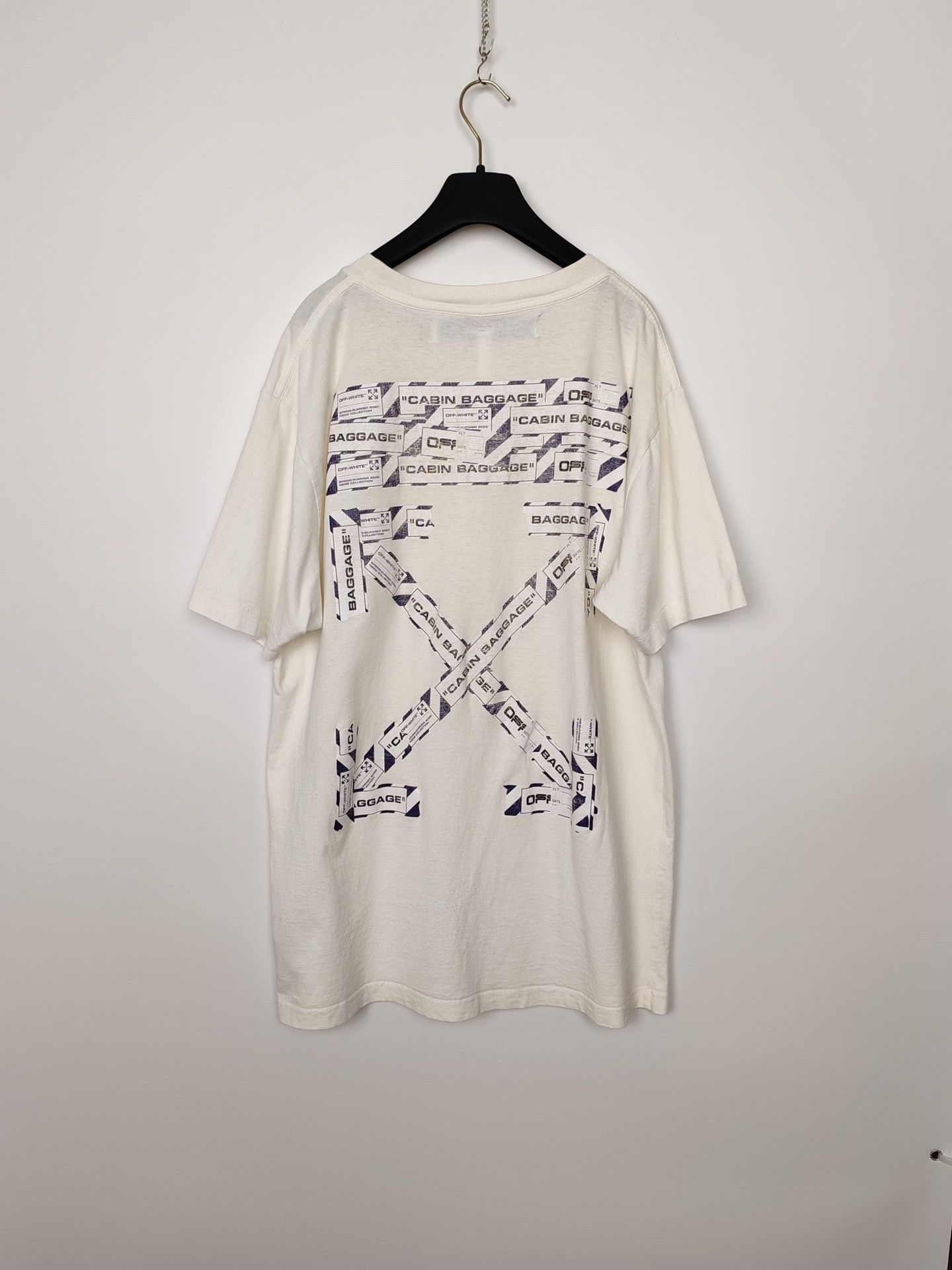 Off-White Off-White Cabin Baggage Graphic T-Shirt Size XL Size US XL / EU 56 / 4 - 3 Thumbnail