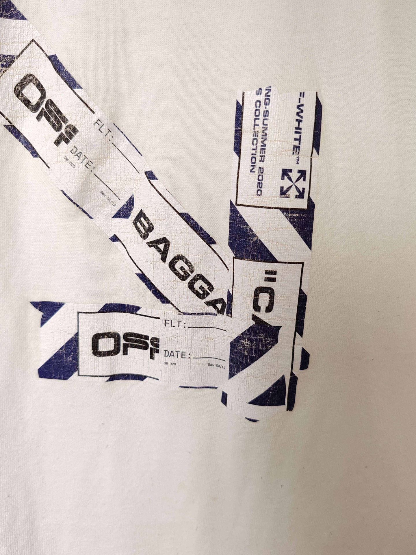 Off-White Off-White Cabin Baggage Graphic T-Shirt Size XL Size US XL / EU 56 / 4 - 6 Thumbnail
