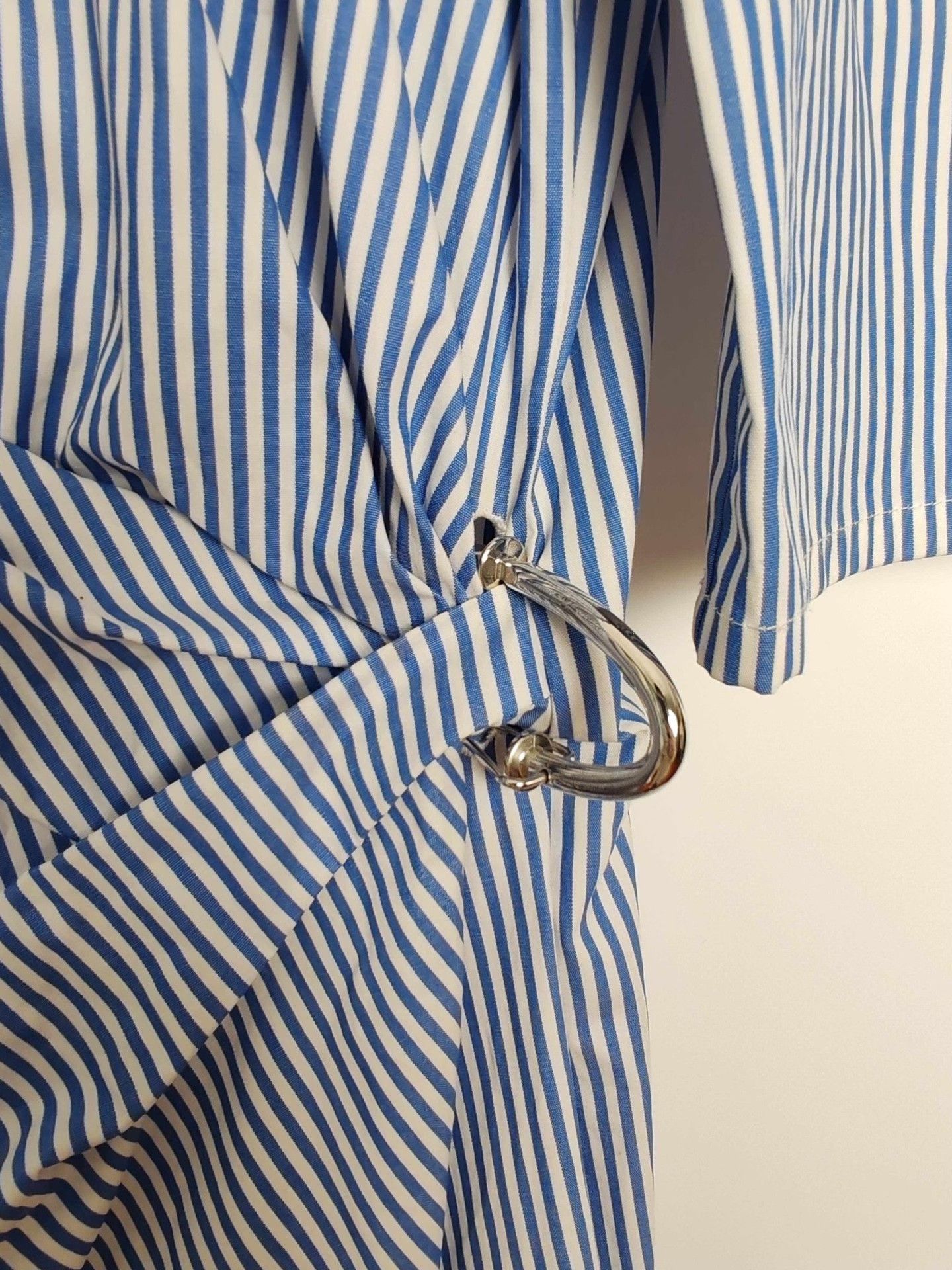 Off-White Off-White Striped Shirt Dress Size 36 Size XS / US 0-2 / IT 36-38 - 6 Thumbnail