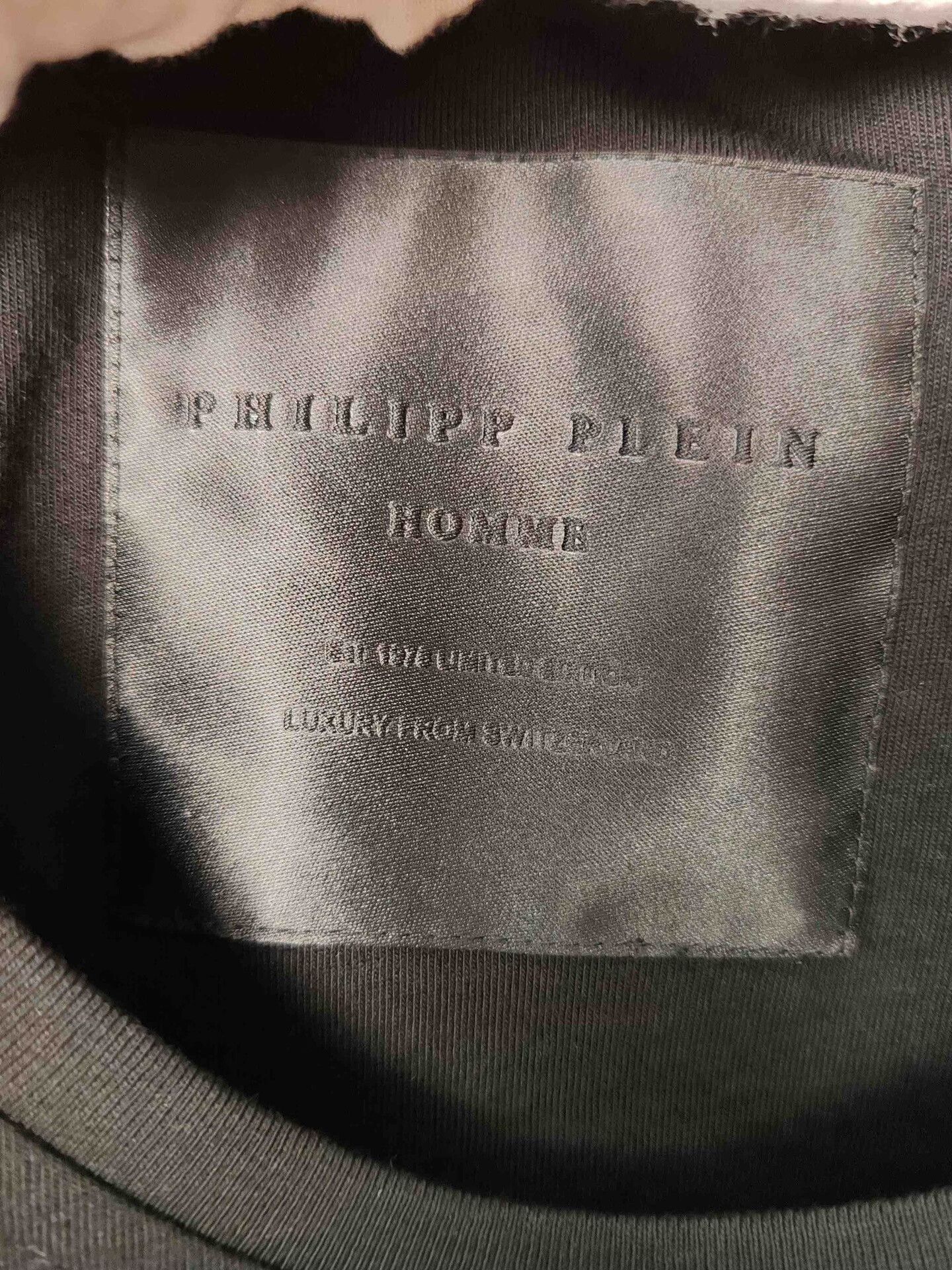 Philipp Plein Philipp Plein Rhinestone Bomb T-Shirt Black Size M Size US M / EU 48-50 / 2 - 4 Thumbnail