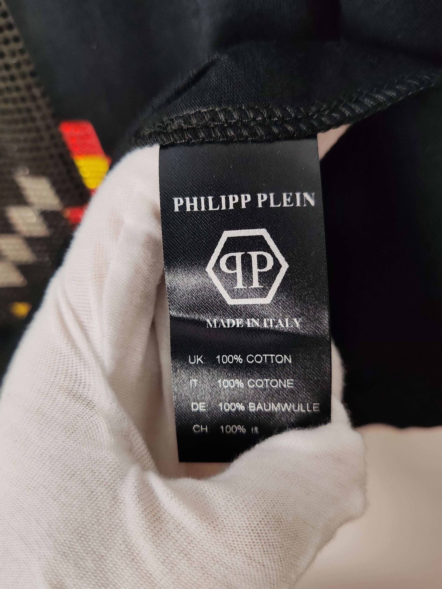 Philipp Plein Philipp Plein Rhinestone Bomb T-Shirt Black Size M Size US M / EU 48-50 / 2 - 6 Thumbnail